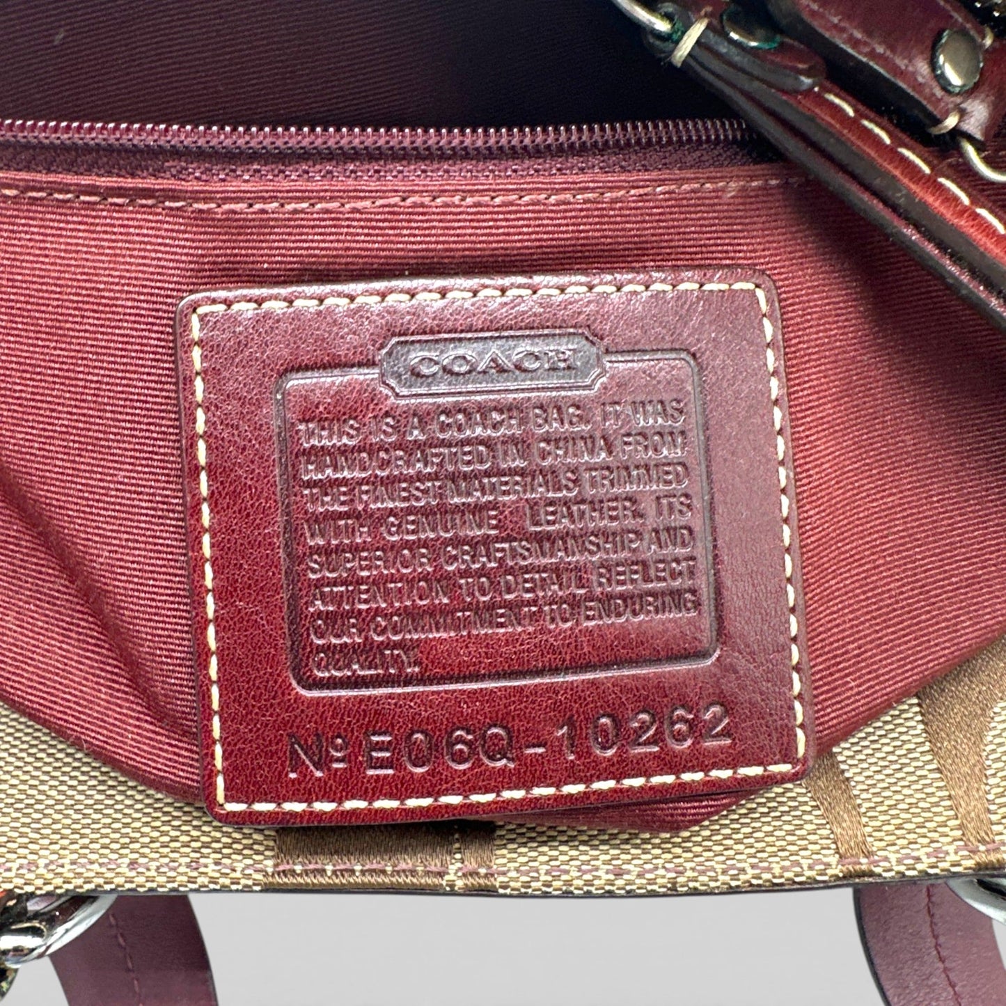 Vintage Coach 10262 Hampton Clip Handbag - Thanks it's Vintage