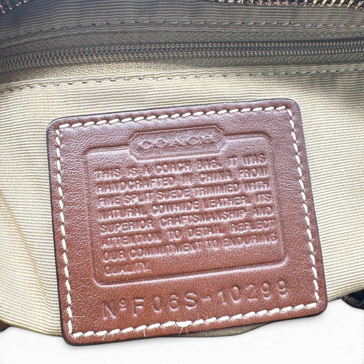 Vintage Coach 10299 Patchwork Hampton Clip Handbag - Thanks it's Vintage