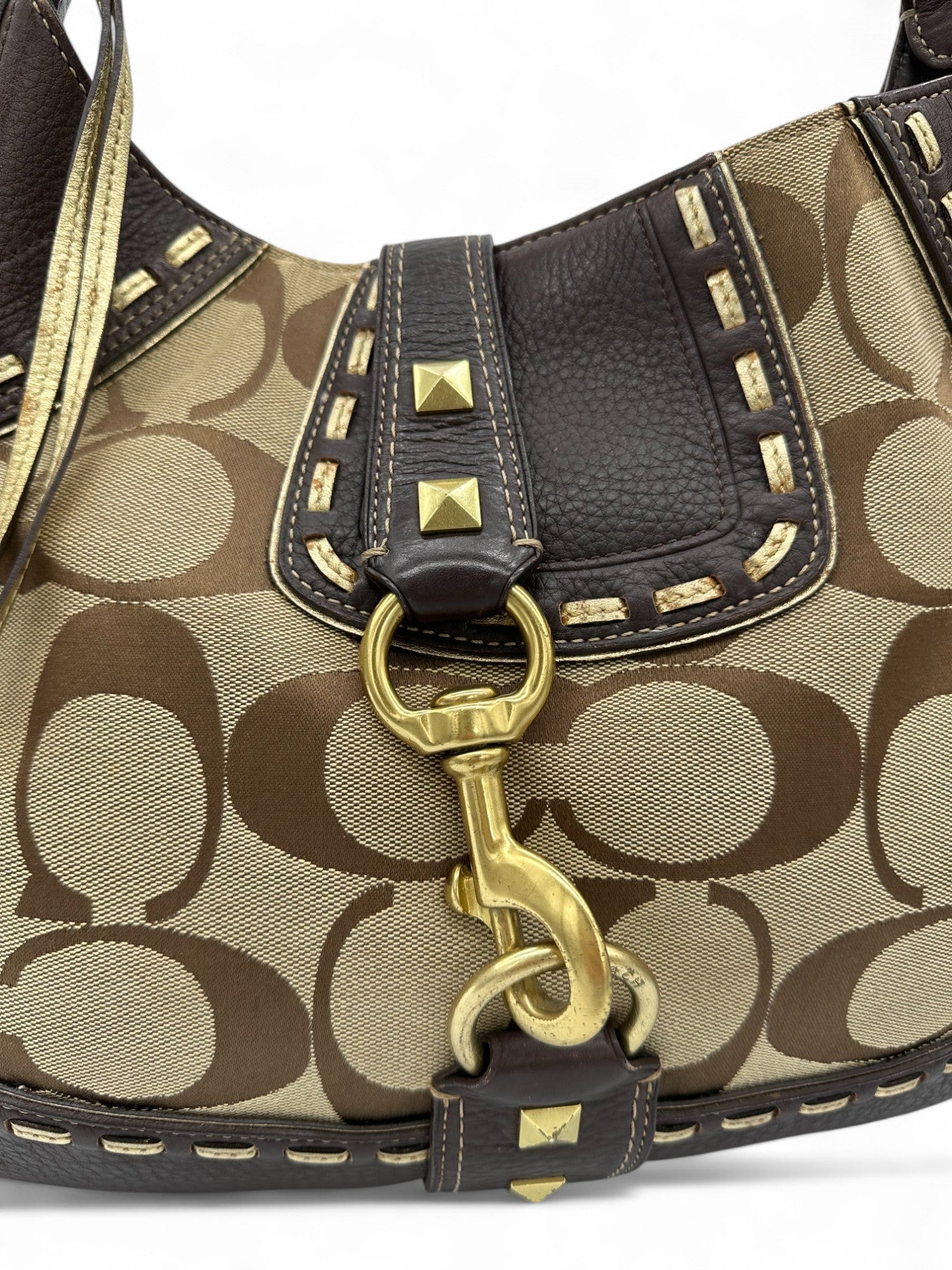 Vintage Coach 10314 Studded Detail Shoulder Bag - Thanks it's Vintage