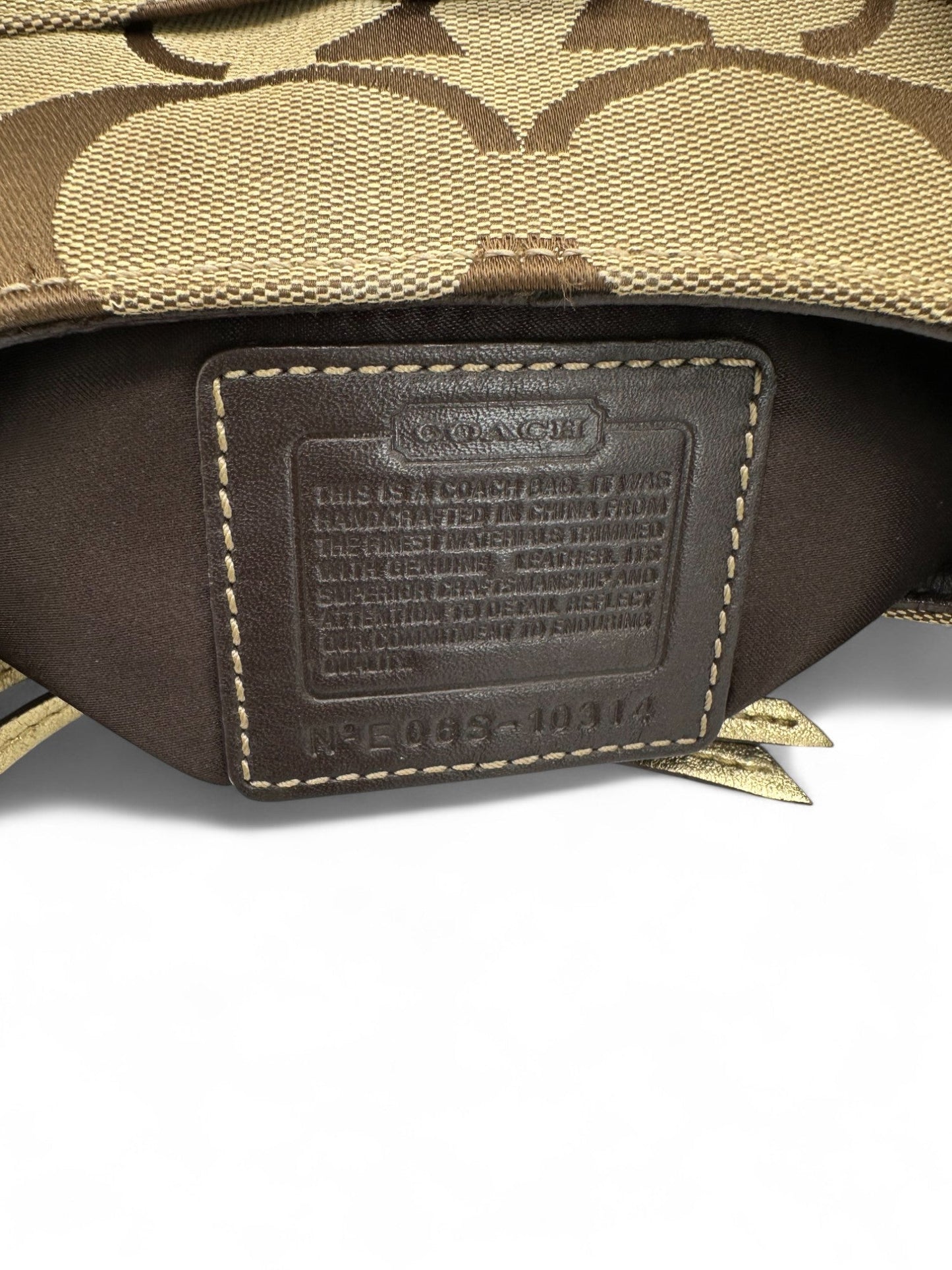 Vintage Coach 10314 Studded Detail Shoulder Bag - Thanks it's Vintage