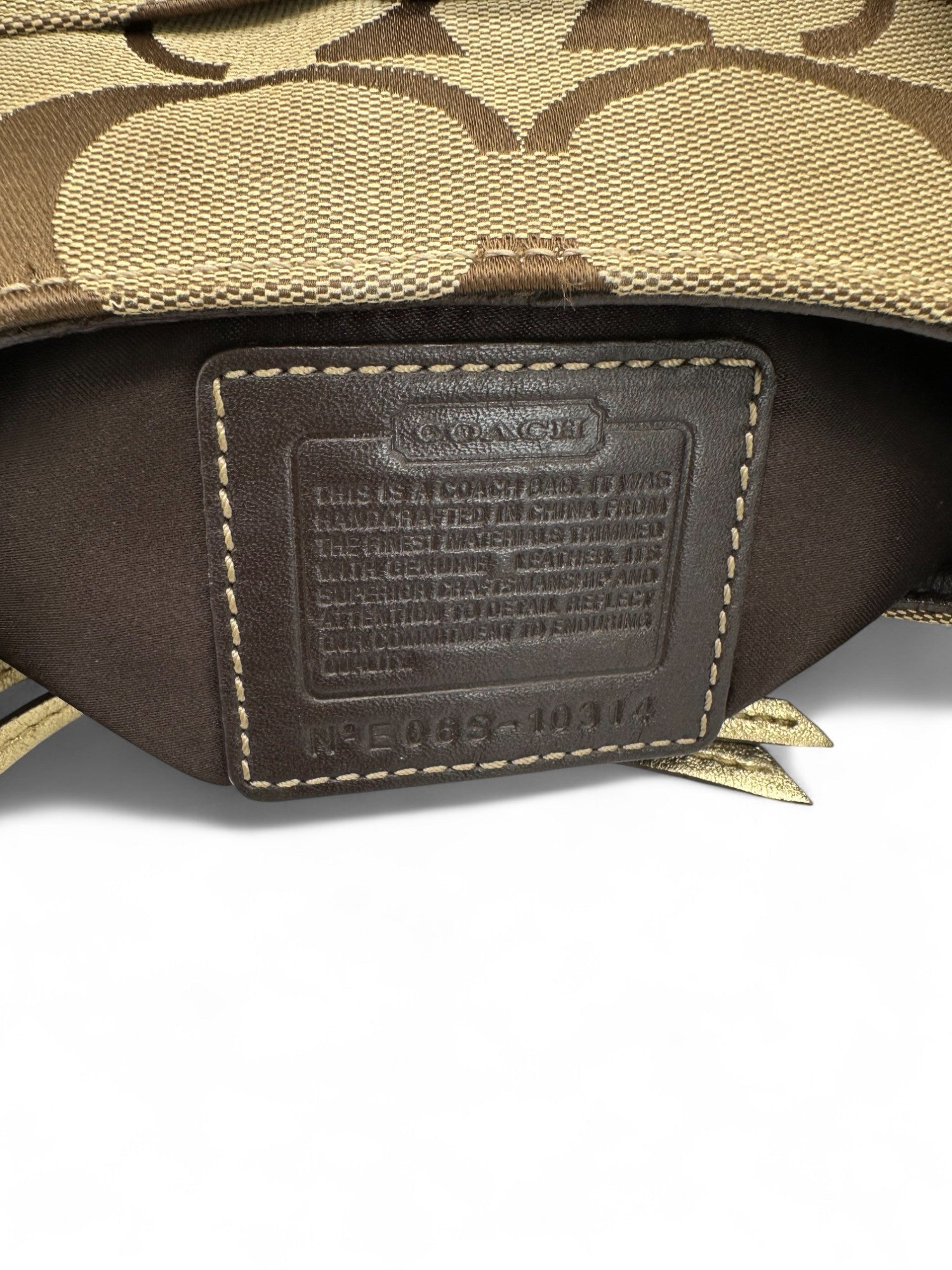 Vintage Coach 10314 Studded Detail Shoulder Bag - Thanks it's Vintage