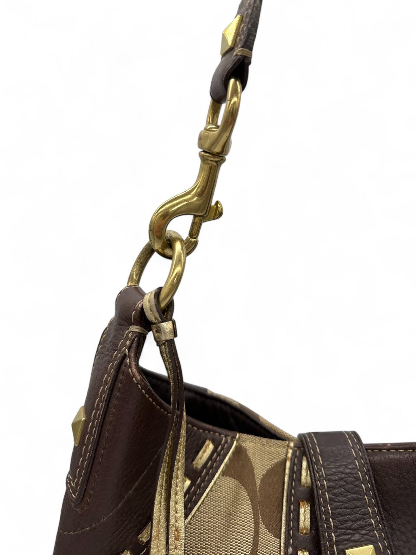 Vintage Coach 10314 Studded Detail Shoulder Bag - Thanks it's Vintage