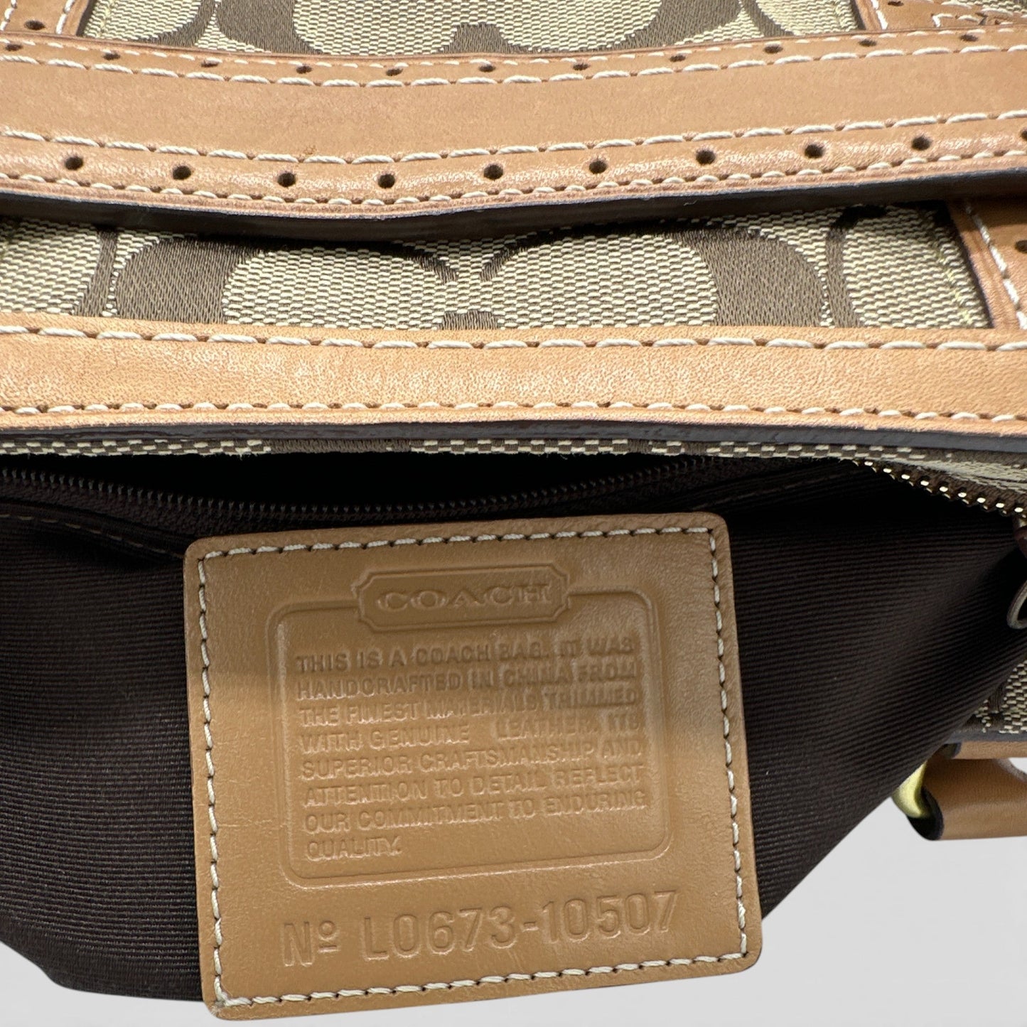 Vintage Coach 10507 Hampton Clip Handbag - Thanks it's Vintage