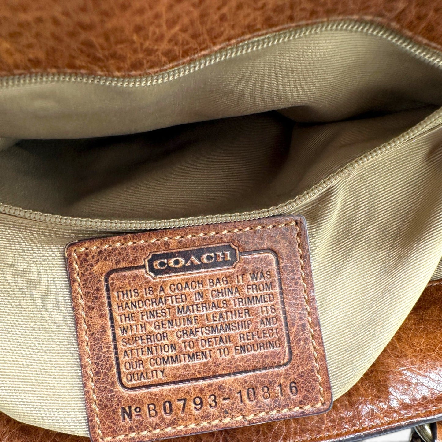 Vintage Coach 10816 Patchwork Turnlock Handbag - Thanks it's Vintage