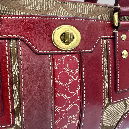 Vintage Coach 11071 Turnlock Monogram Handbag - Thanks it's Vintage