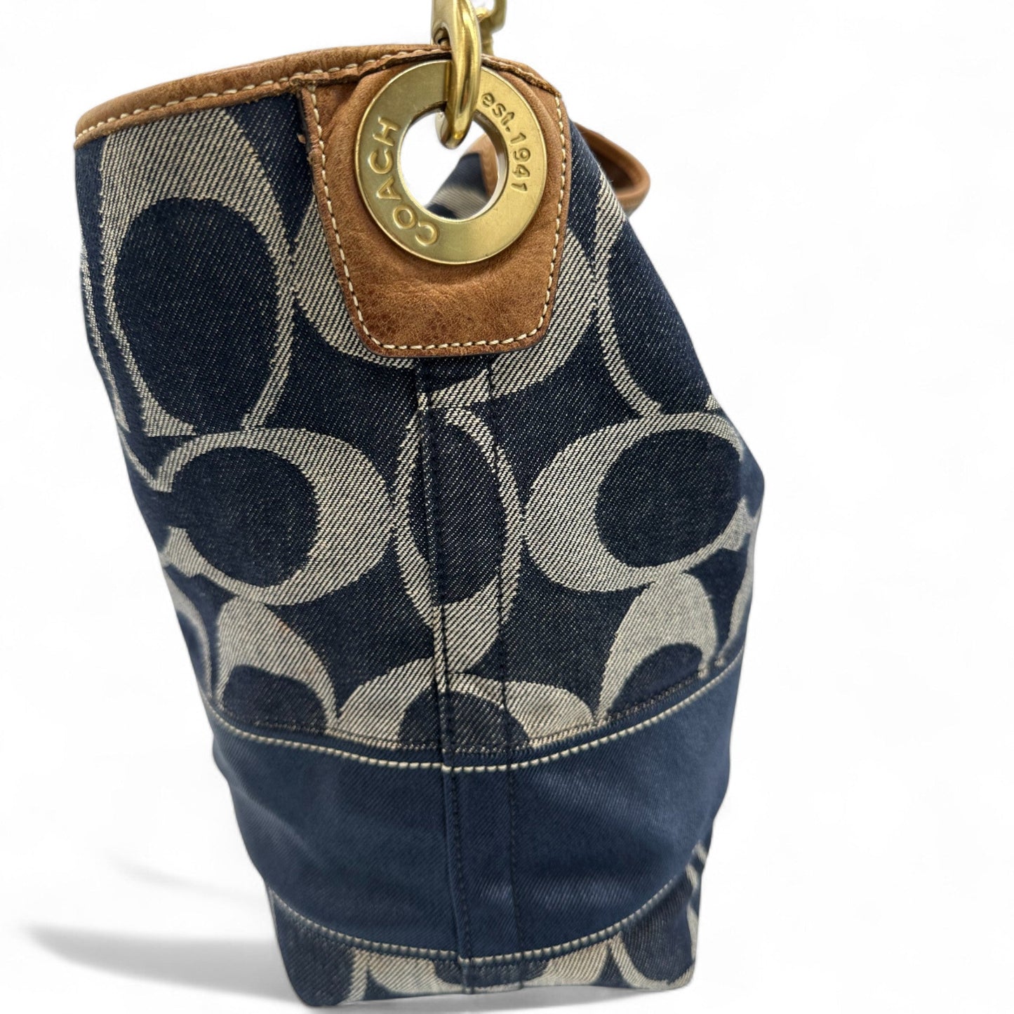 Vintage Coach 11182 Denim Hobo Shoulder Bag - Thanks it's Vintage