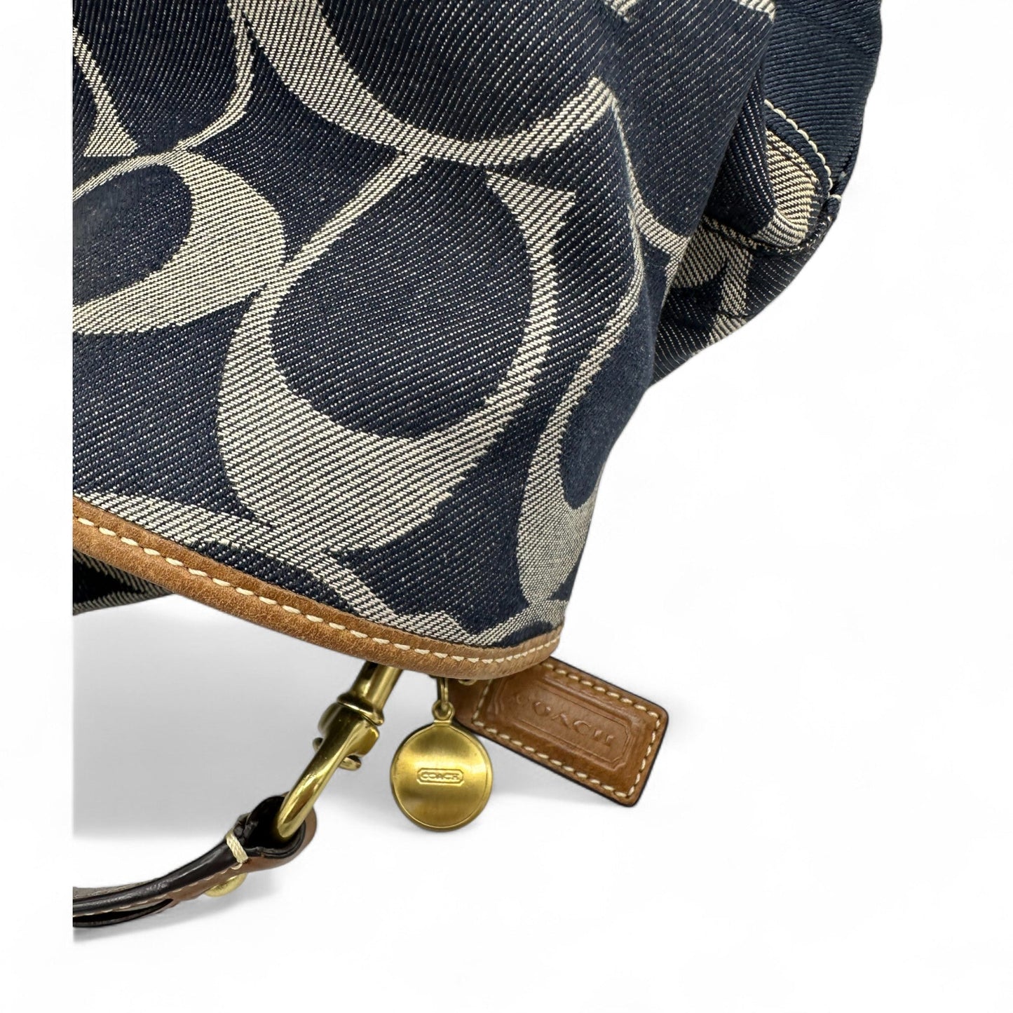 Vintage Coach 11182 Denim Hobo Slouchy Shoulder Bag - Thanks it's Vintage