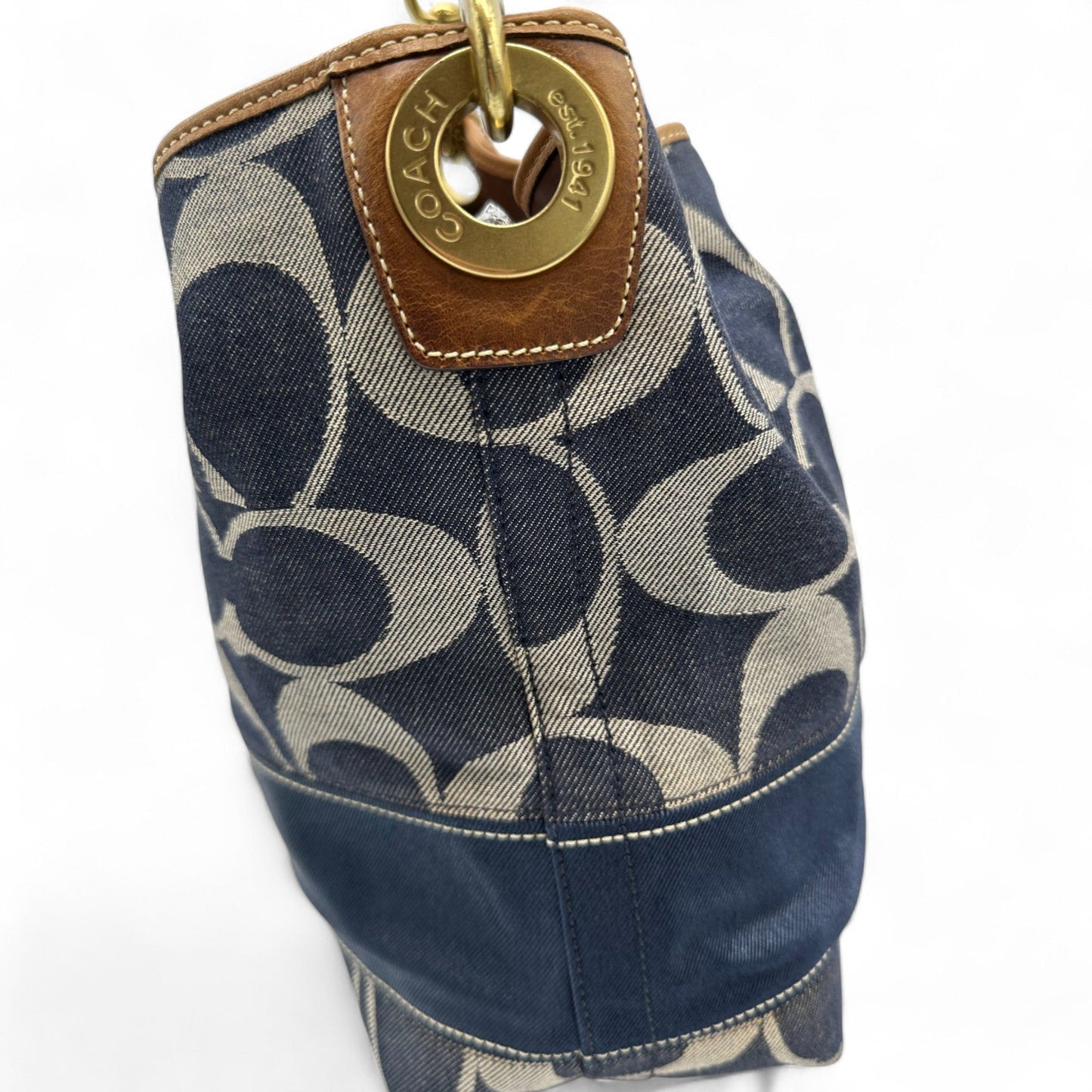 Vintage Coach 11182 Denim Hobo Slouchy Shoulder Bag - Thanks it's Vintage