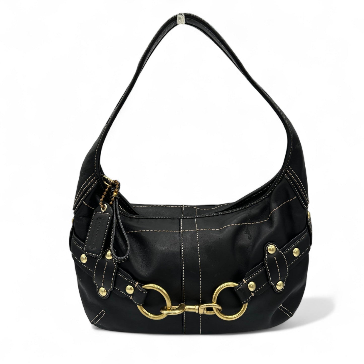 Vintage Coach 11261 Leather Horsebit Buckle Ergo Shoulder Bag - Thanks it's Vintage