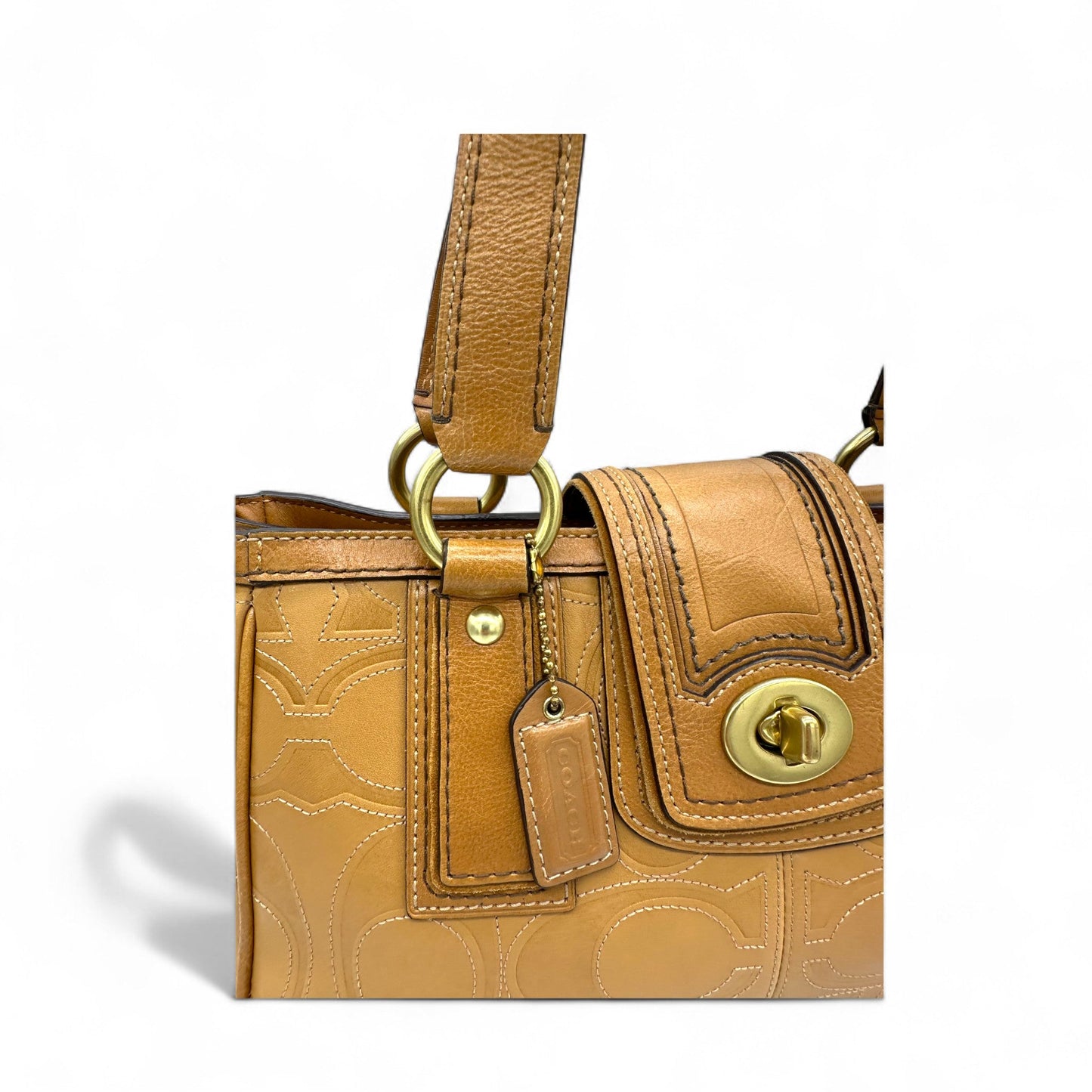 Vintage Coach 11330 Hamptons Turnlock Shoulder Bag - Thanks it's Vintage