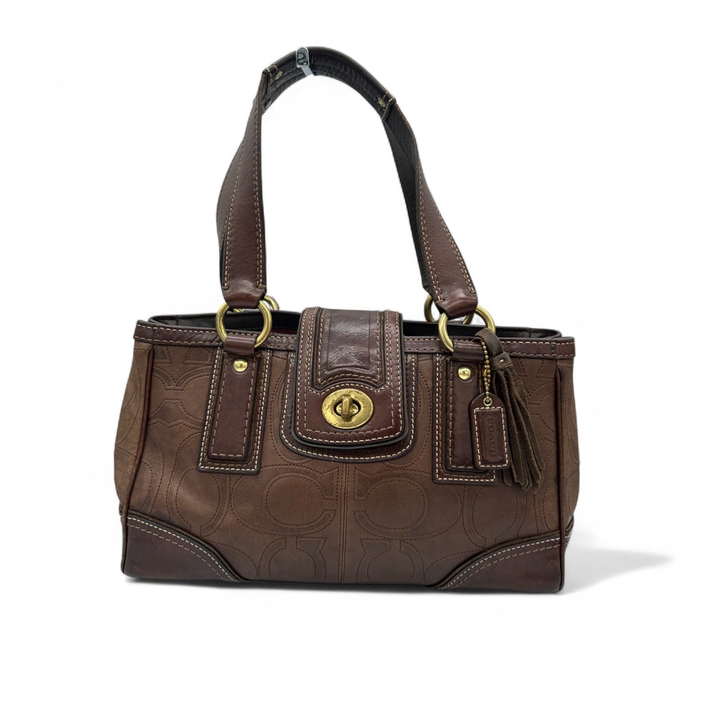 Vintage Coach 11330 Hamptons Turnlock Shoulder Bag - Thanks it's Vintage