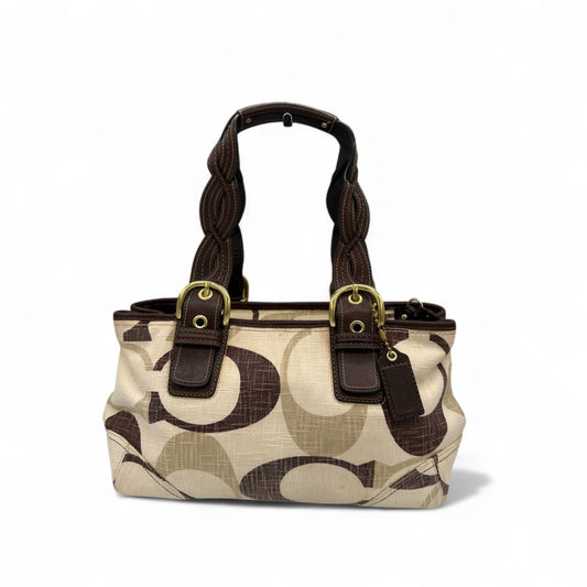 Vintage Coach 12195 Soho Brown Optic Monogram Shoulder Bag - Thanks it's Vintage