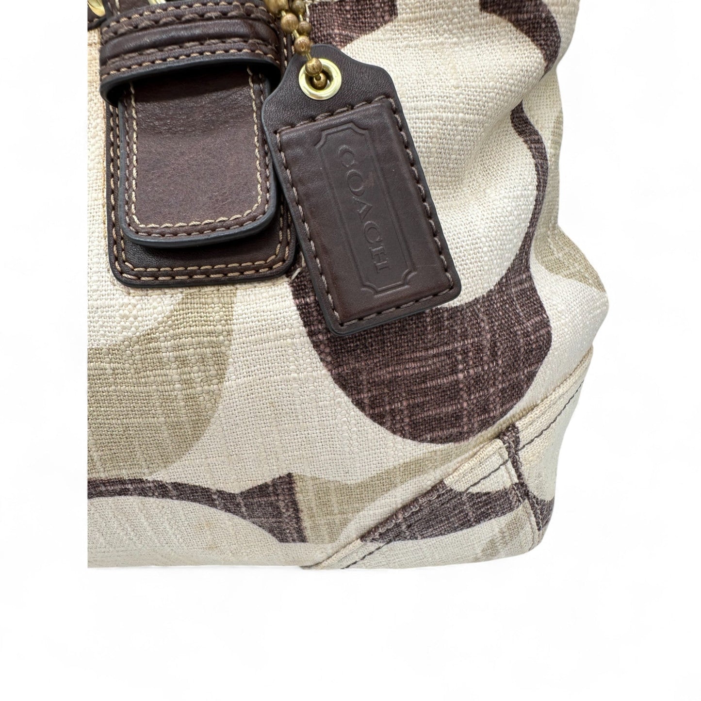 Vintage Coach 12195 Soho Brown Optic Monogram Shoulder Bag - Thanks it's Vintage