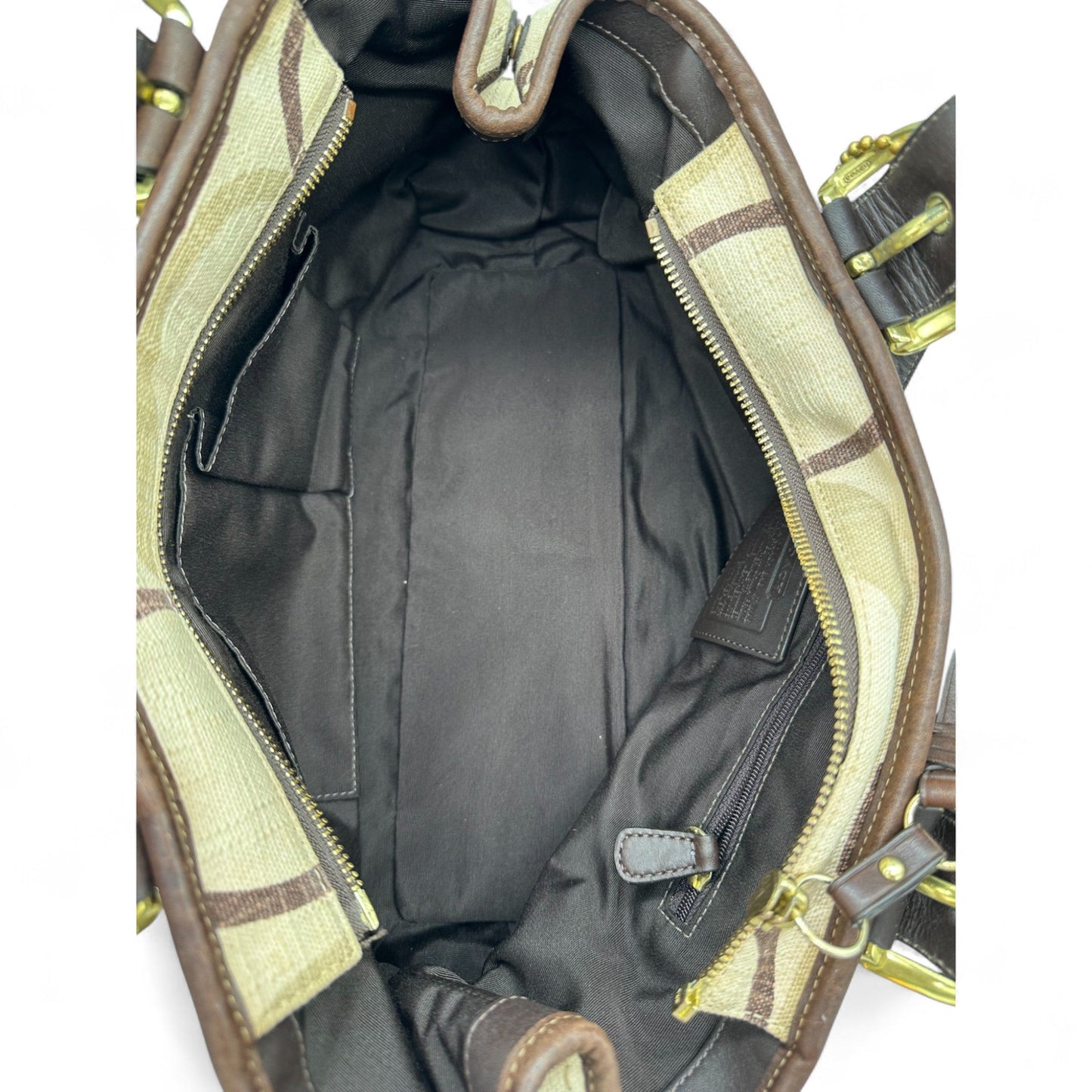 Vintage Coach 12195 Soho Brown Optic Monogram Shoulder Bag - Thanks it's Vintage