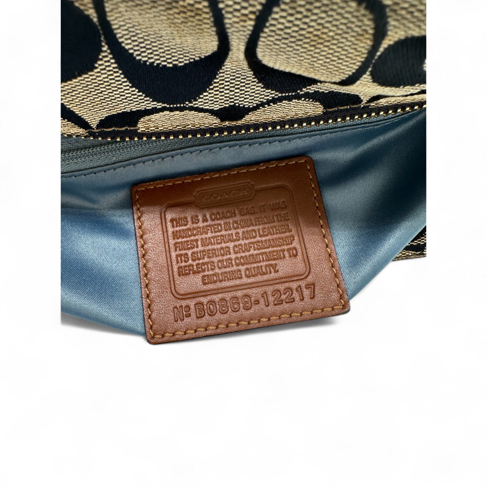 Vintage Coach 12217 Denim Patchwork Tote Shoulder Bag - Thanks it's Vintage