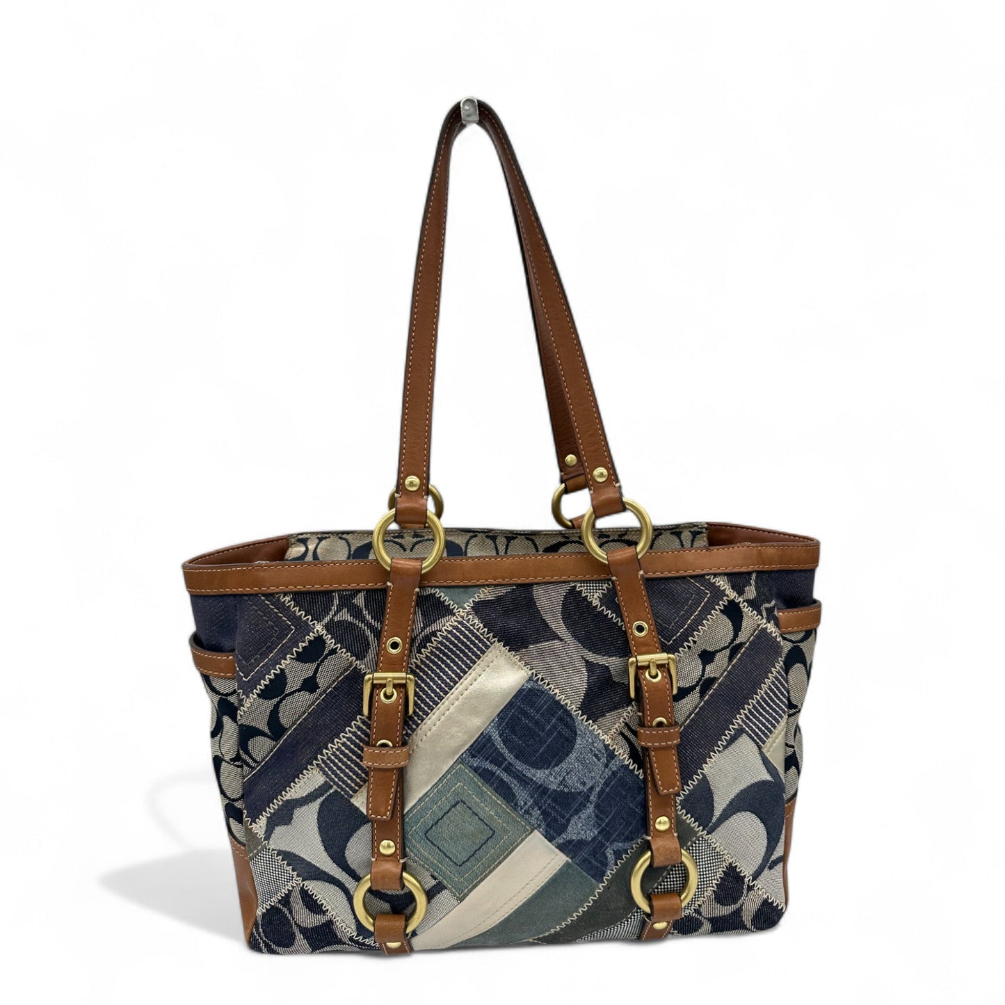 Vintage Coach 12217 Denim Patchwork Tote Shoulder Bag - Thanks it's Vintage