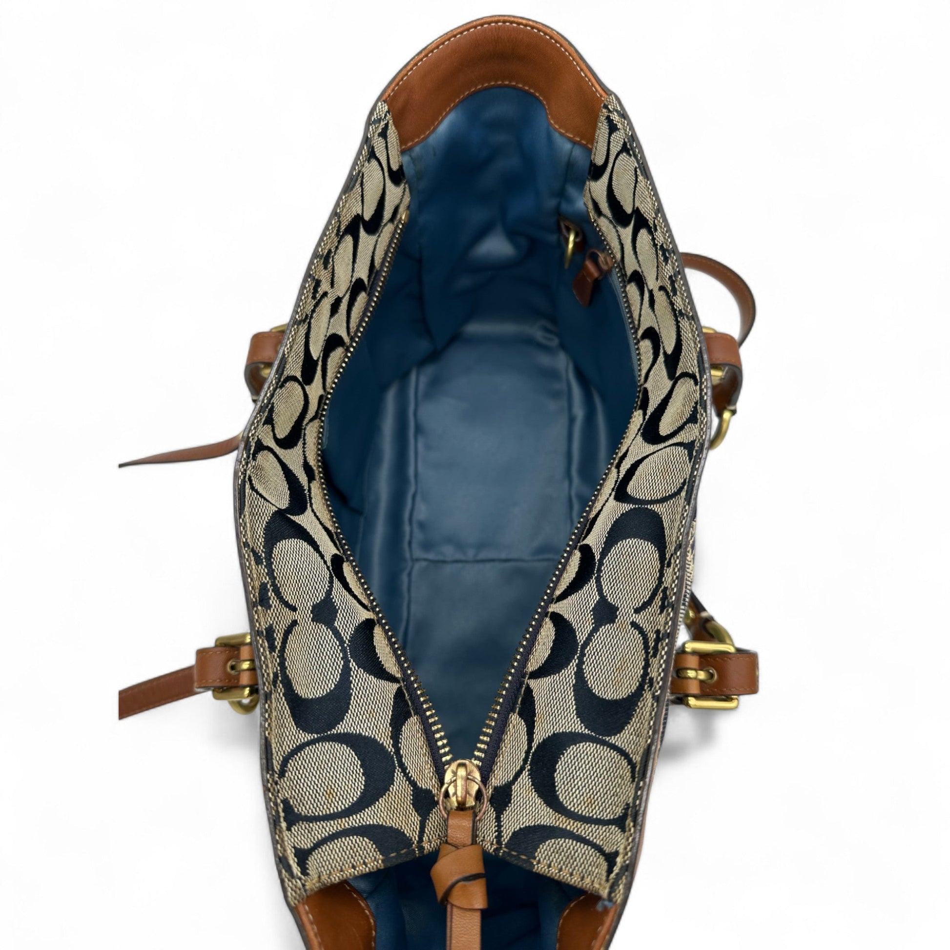 Vintage Coach 12217 Denim Patchwork Tote Shoulder Bag - Thanks it's Vintage