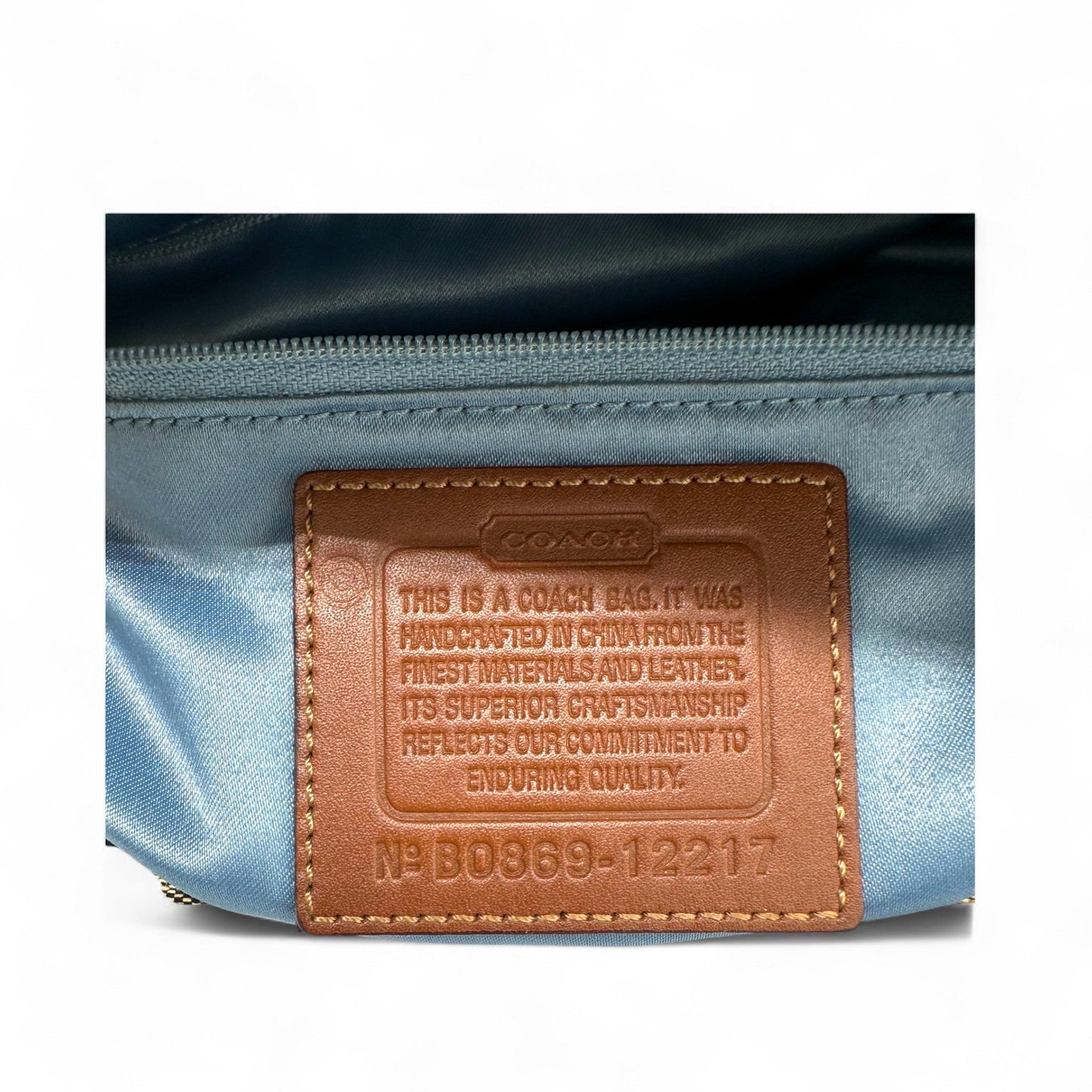 Vintage Coach 12217 Denim Patchwork Tote Shoulder Bag - Thanks it's Vintage