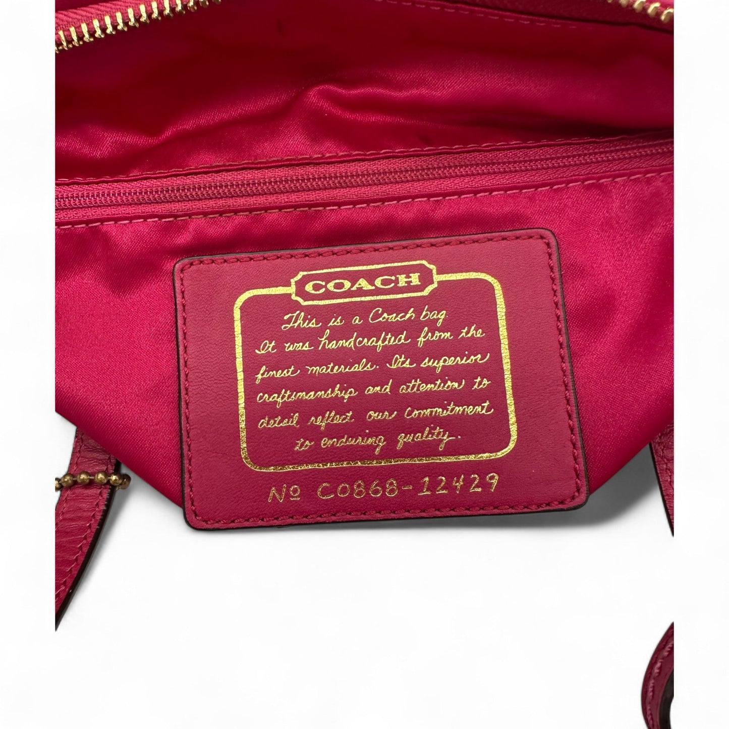 Vintage Coach 12429 Tote Shoulder Bag - Thanks it's Vintage