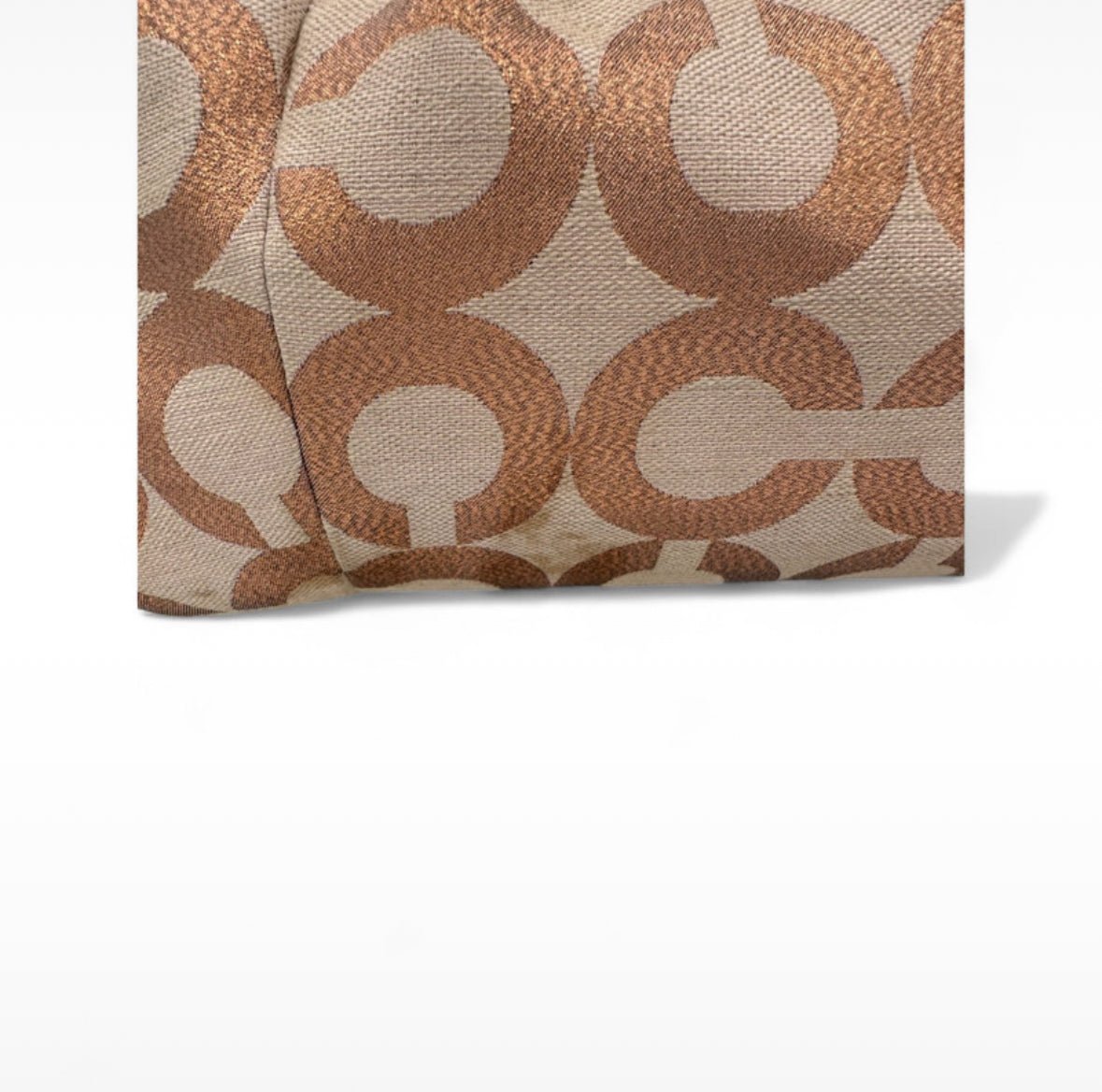 Vintage Coach 13509 Shoulder Bag in Rose gold monogram - Thanks it's Vintage