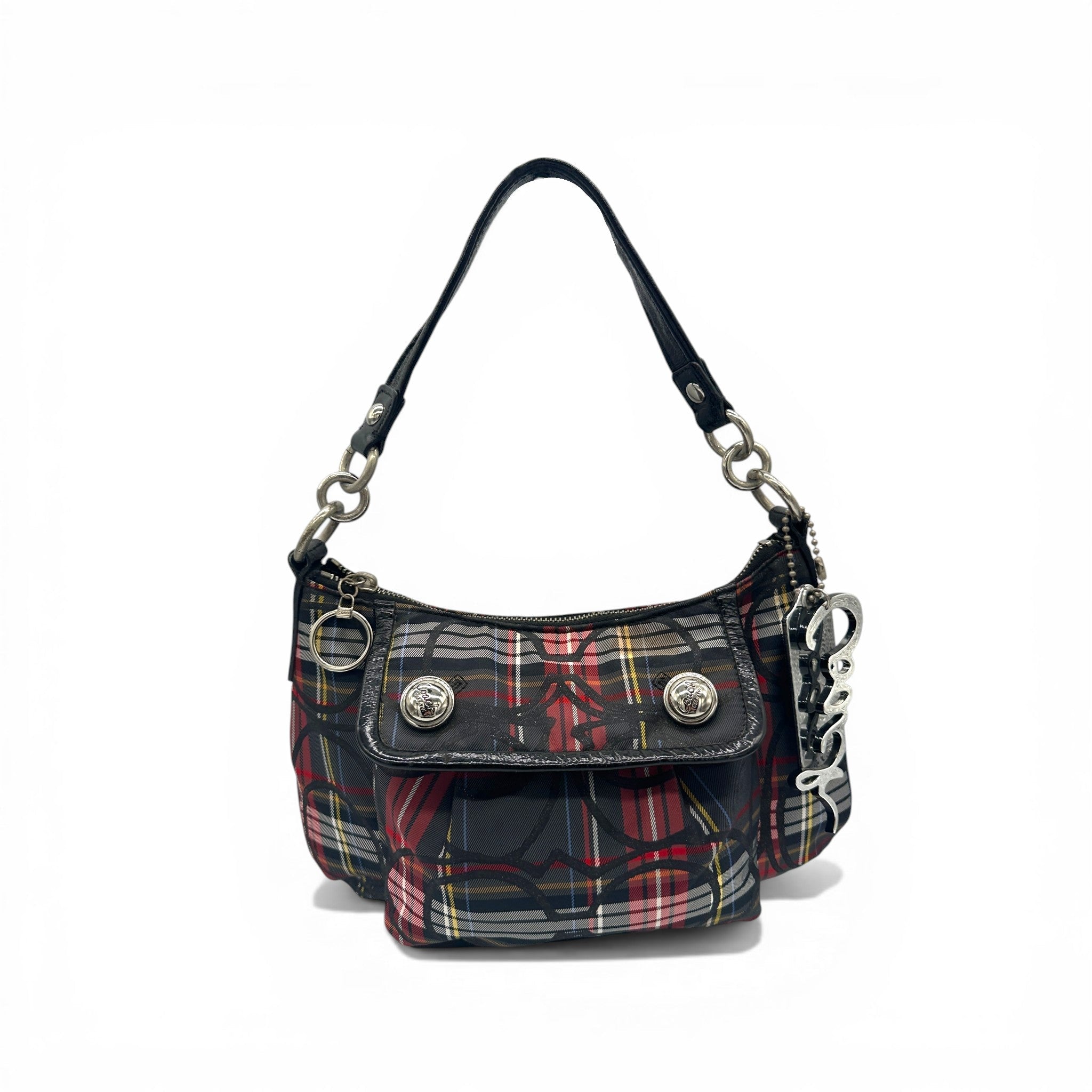 Vintage Coach 14366 Poppy Tartan 2 way Shoulder Bag – Thanks it's