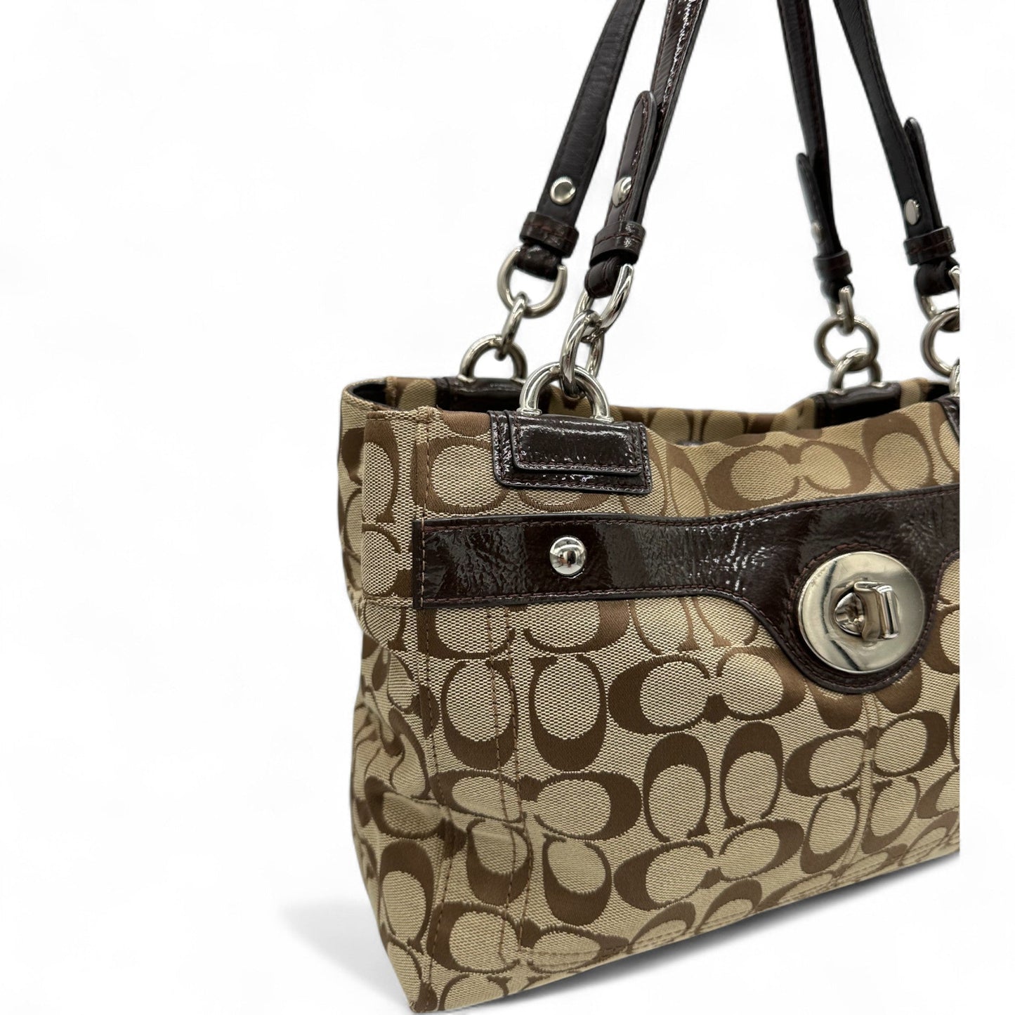 Vintage Coach 16540 Turnlock Tote Shoulder Bag - Thanks it's Vintage