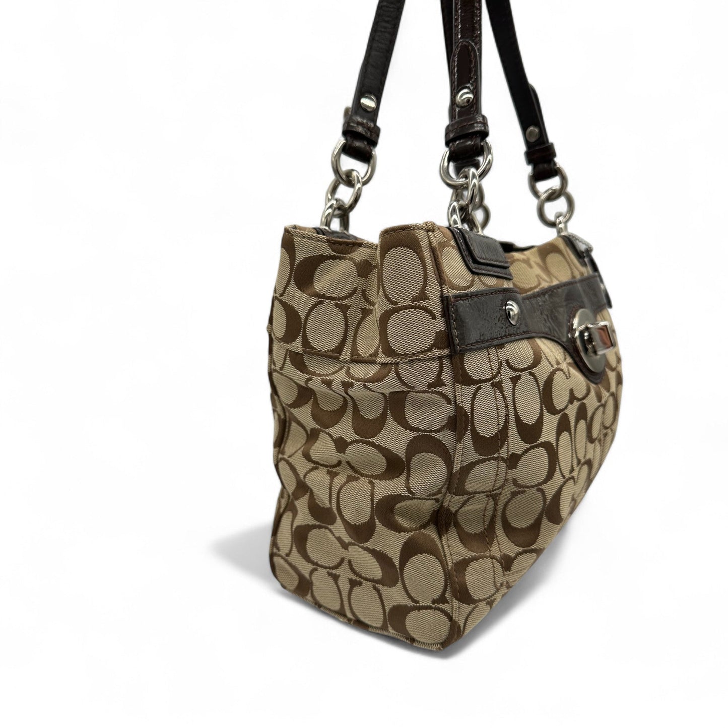 Vintage Coach 16540 Turnlock Tote Shoulder Bag - Thanks it's Vintage
