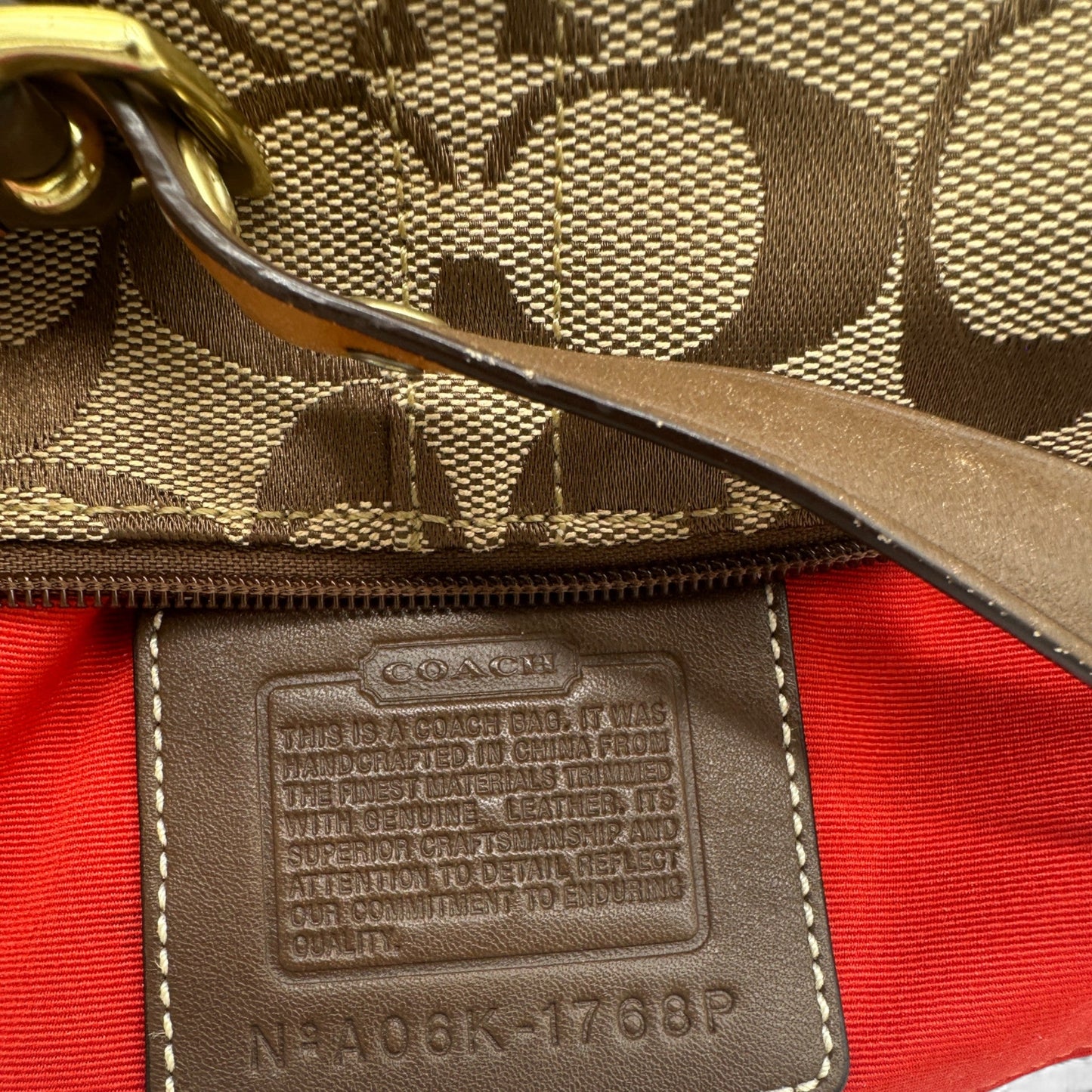 Vintage Coach 1768P Monogram Mini Shoulder Bag - Thanks it's Vintage