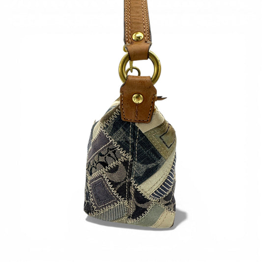 Vintage Coach 41461 Denim Patchwork Shoulder Bag - Thanks it's Vintage
