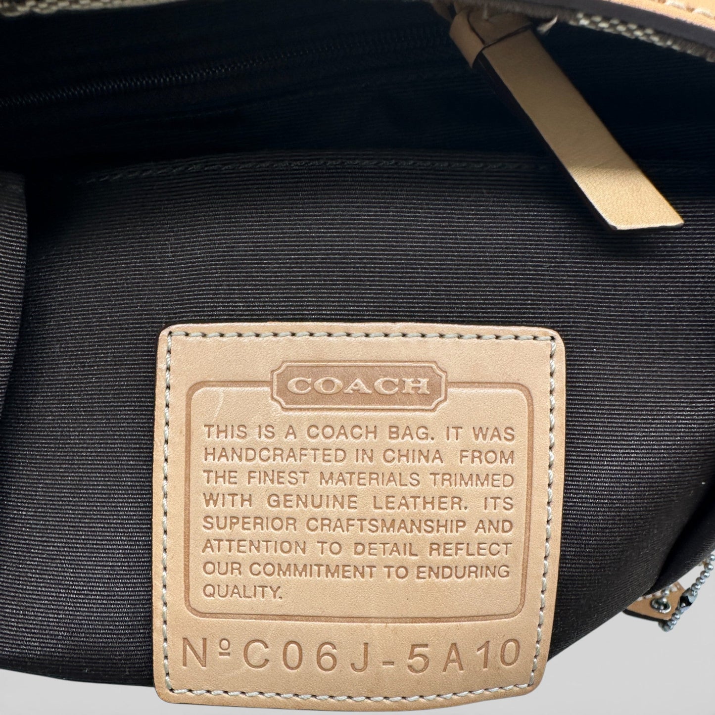 Vintage Coach 5A10 Hampton Clip Tote Handbag - Thanks it's Vintage