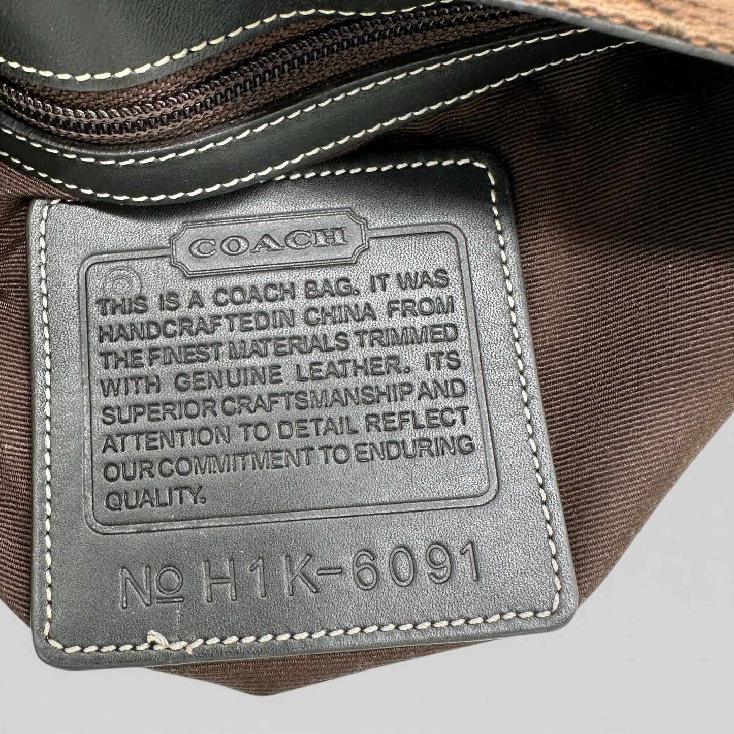 Vintage Coach 6091 Hamptons Clip Shoulder Bag - Thanks it's Vintage