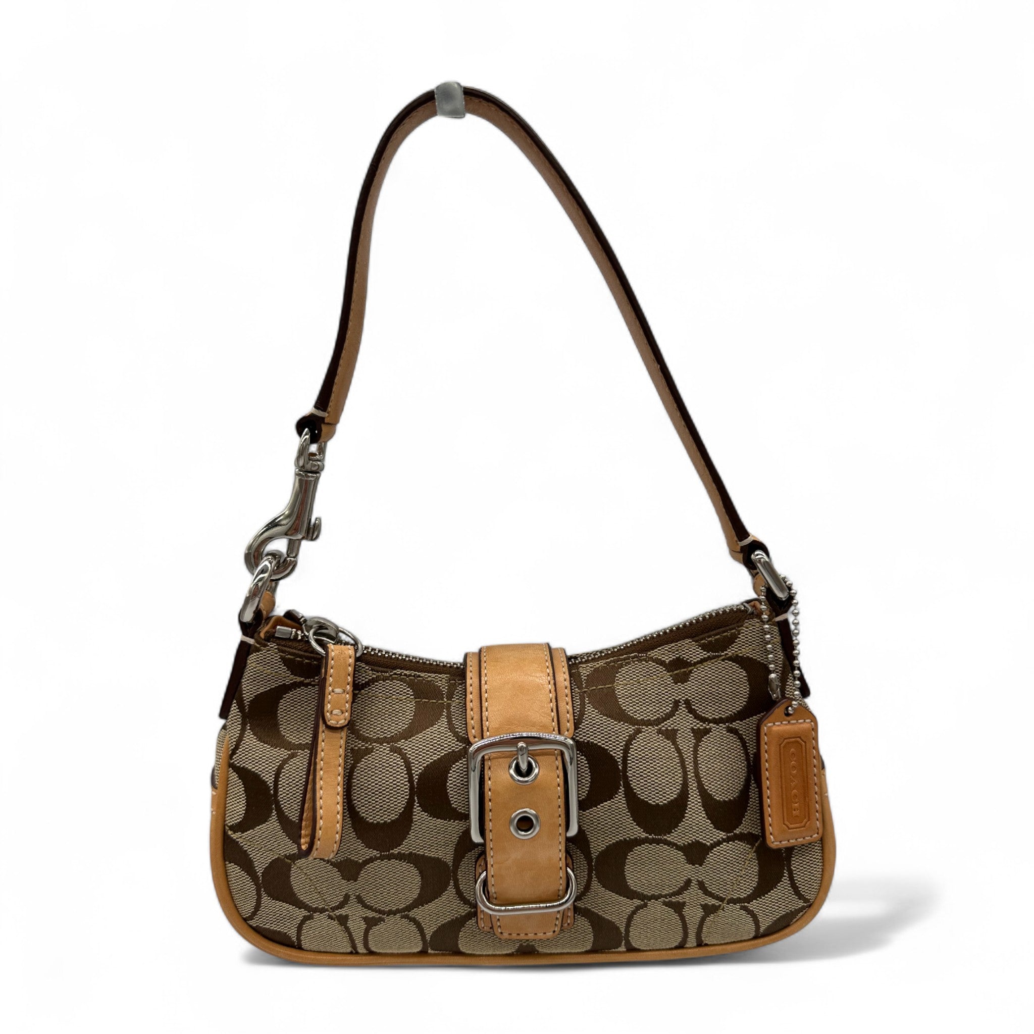 バッグ vintage coach old waist pouch brown Vintage Coach 6362 Soho Buckle Mini Shoulder Bag – Thanks it's Vintage