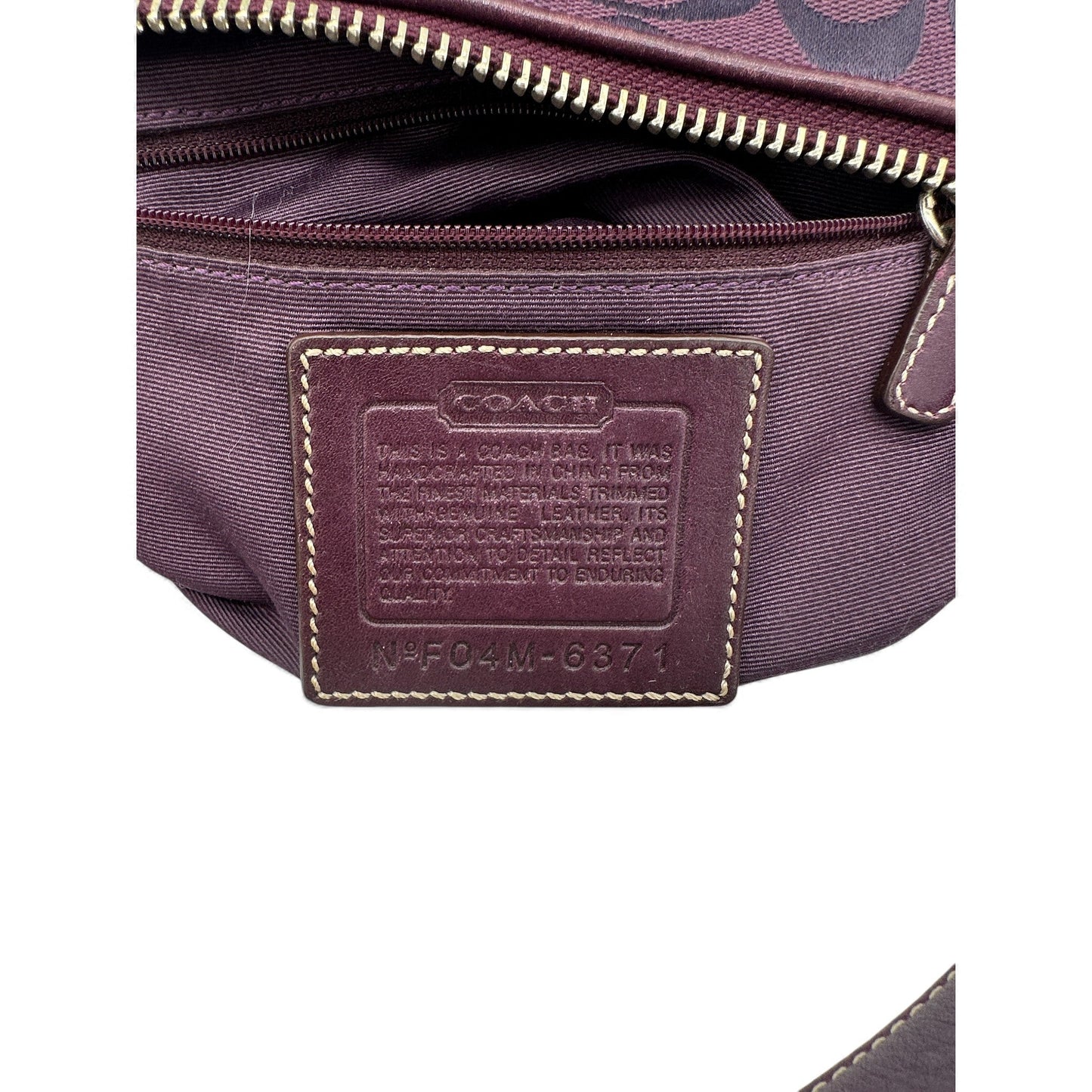 Vintage Coach 6371 East West Baguette Shoulder Bag - Thanks it's Vintage