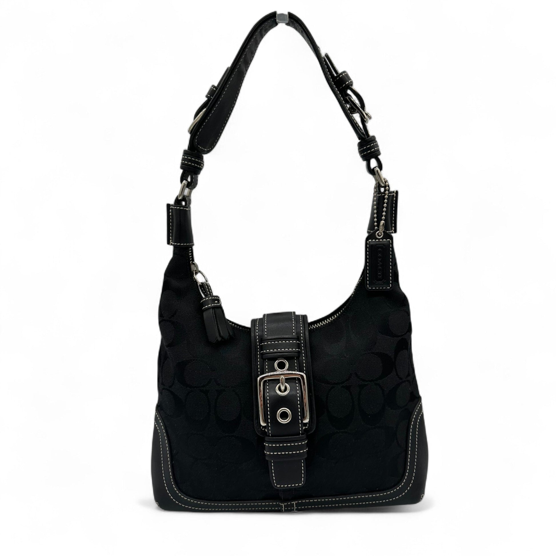 Vintage Coach 6823 Soho Black Crescent Shoulder Bag - Thanks it's Vintage