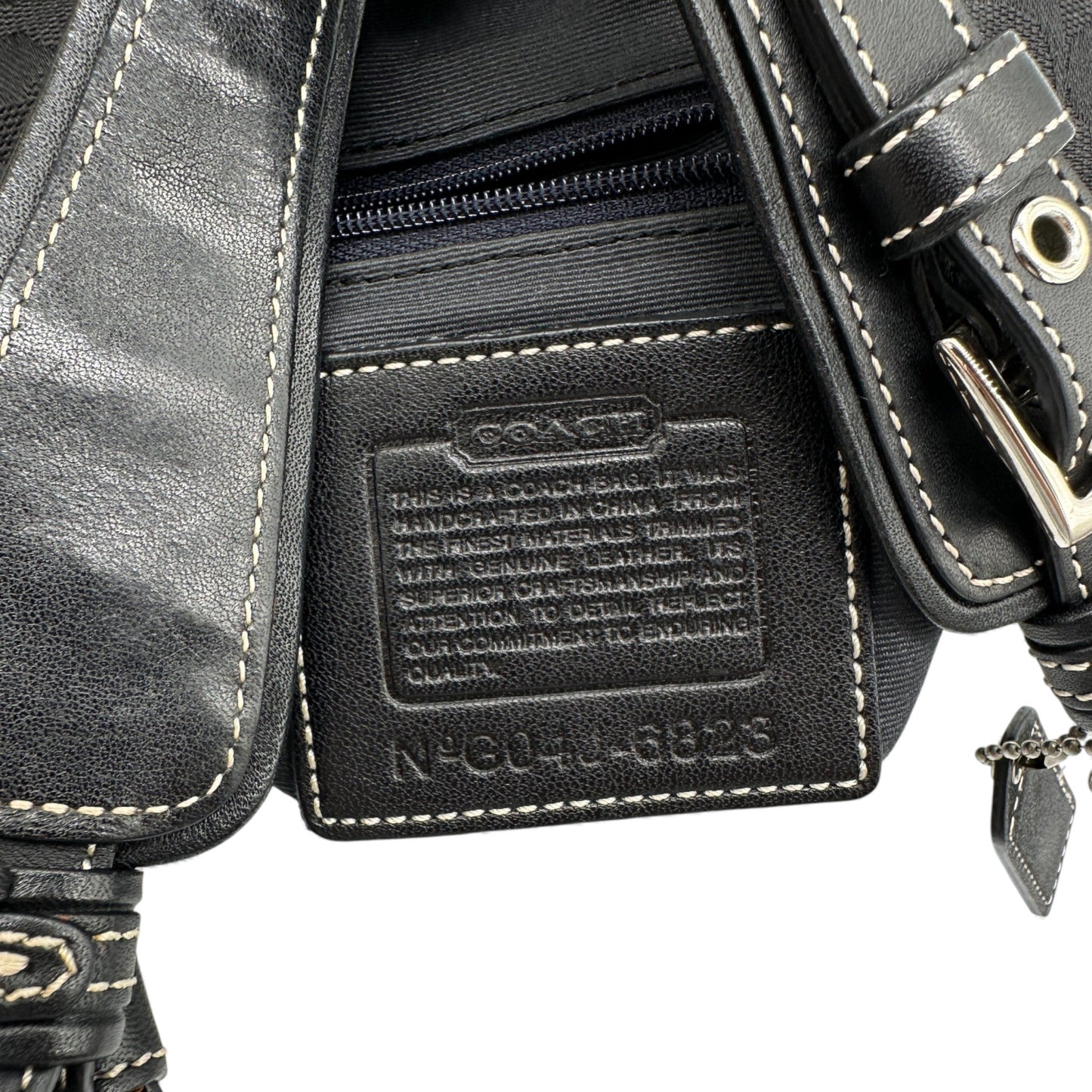 Vintage Coach 6823 Soho Black Crescent Shoulder Bag - Thanks it's Vintage