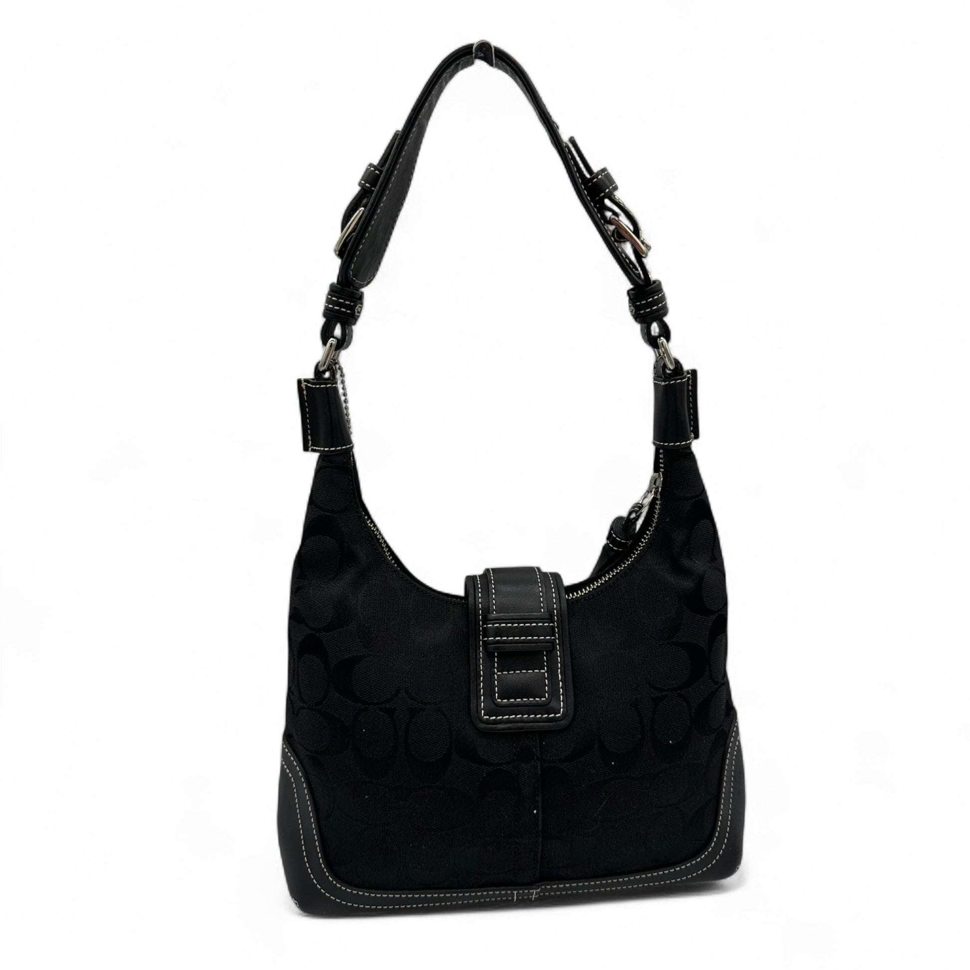 Vintage Coach 6823 Soho Black Crescent Shoulder Bag - Thanks it's Vintage