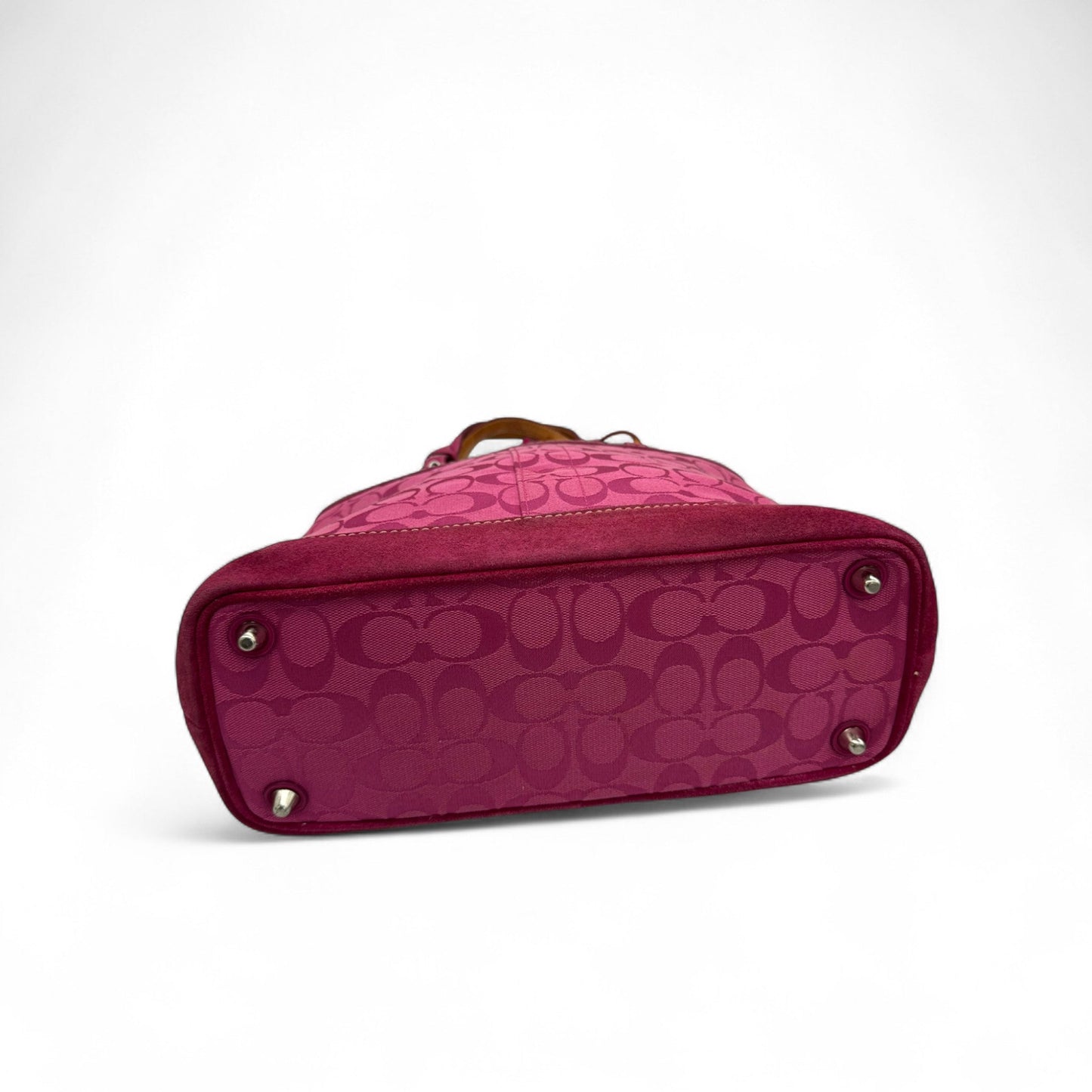 Vintage Coach 6830 Pink Monogram Handbag - Thanks it's Vintage