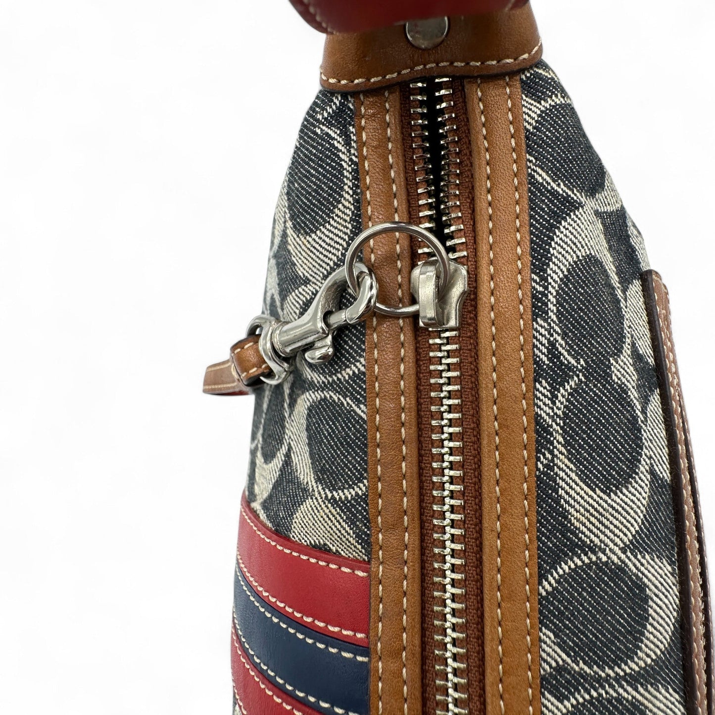 Vintage Coach 7022 Denim Monogram Shoulder Bag - Thanks it's Vintage