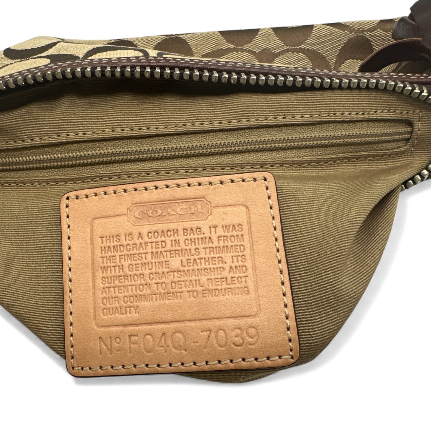 Vintage Coach 7039 East West Baguette Shoulder Bag - Thanks it's Vintage