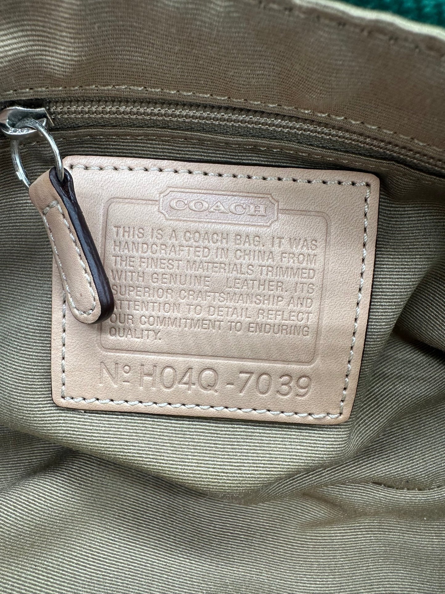 Vintage Coach 7039 East West Baguette Shoulder Bag - Thanks it's Vintage