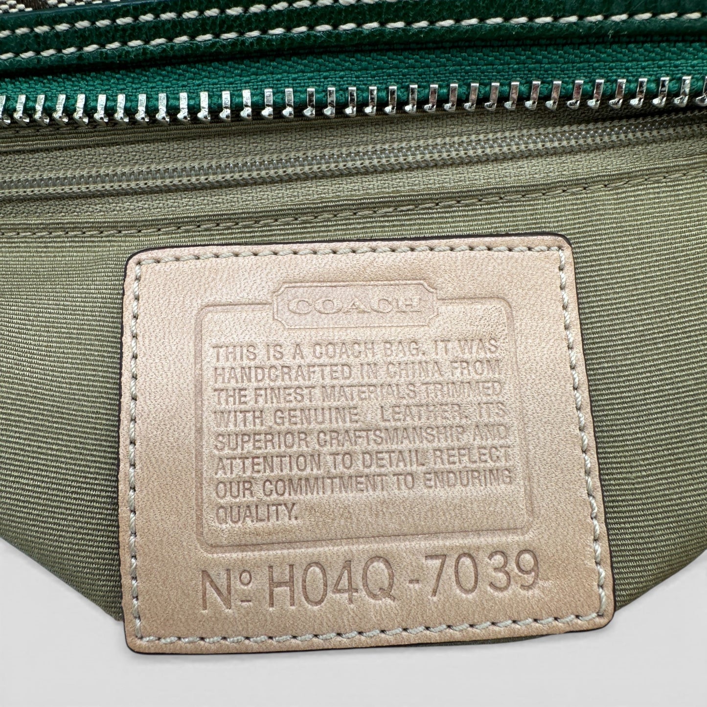 Vintage Coach 7039 East West Baguette Shoulder Bag - Thanks it's Vintage