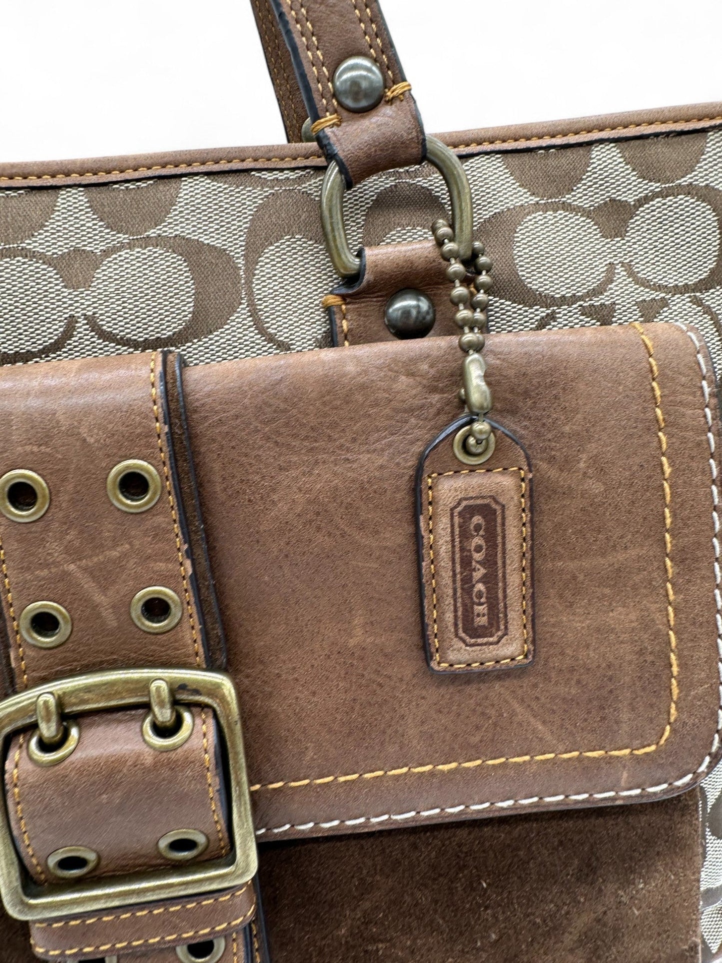 Vintage Coach 7066 Limited Edition Fall 2004 Monogram Tote Bag - Thanks it's Vintage