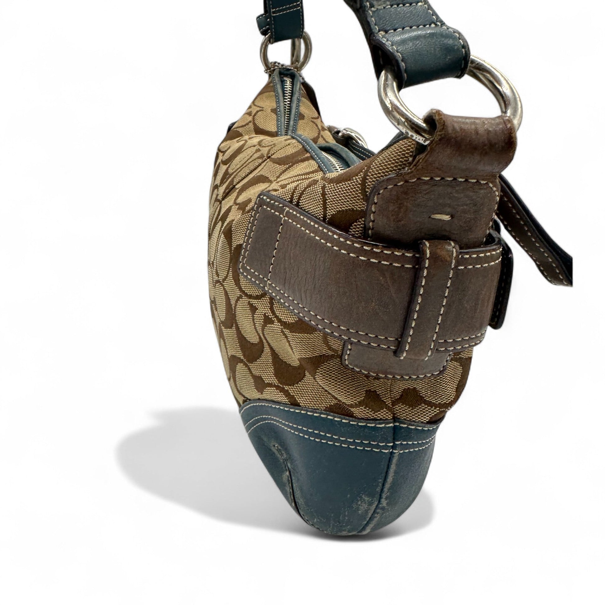 Vintage Coach 7077 Double Buckle Shoulder Bag - Thanks it's Vintage