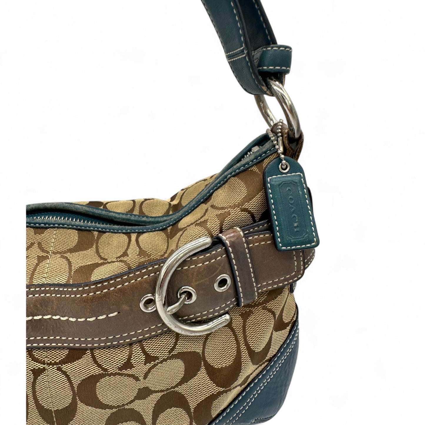 Vintage Coach 7077 Double Buckle Shoulder Bag - Thanks it's Vintage