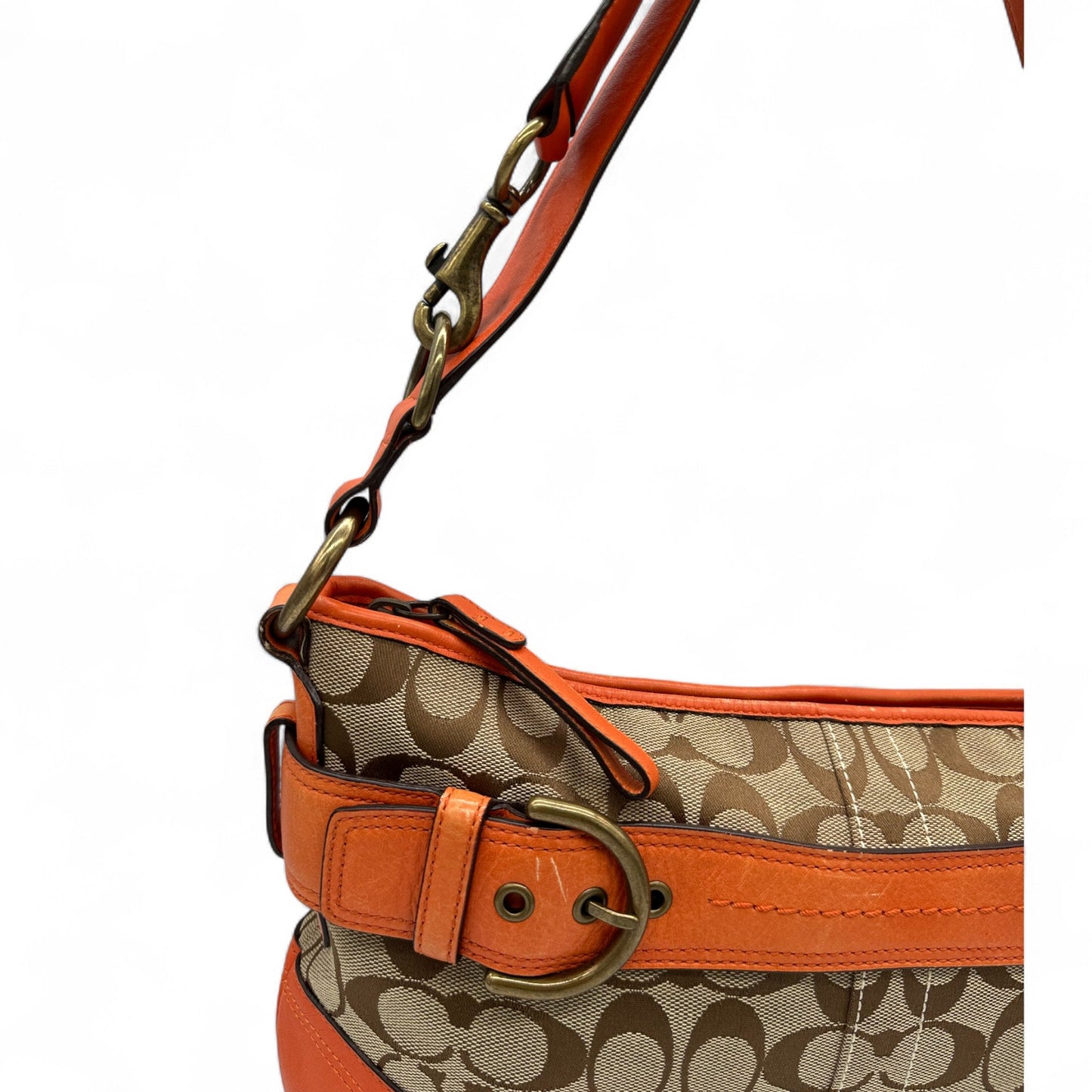 Vintage Coach 7077 Double Buckle Shoulder Bag - Thanks it's Vintage