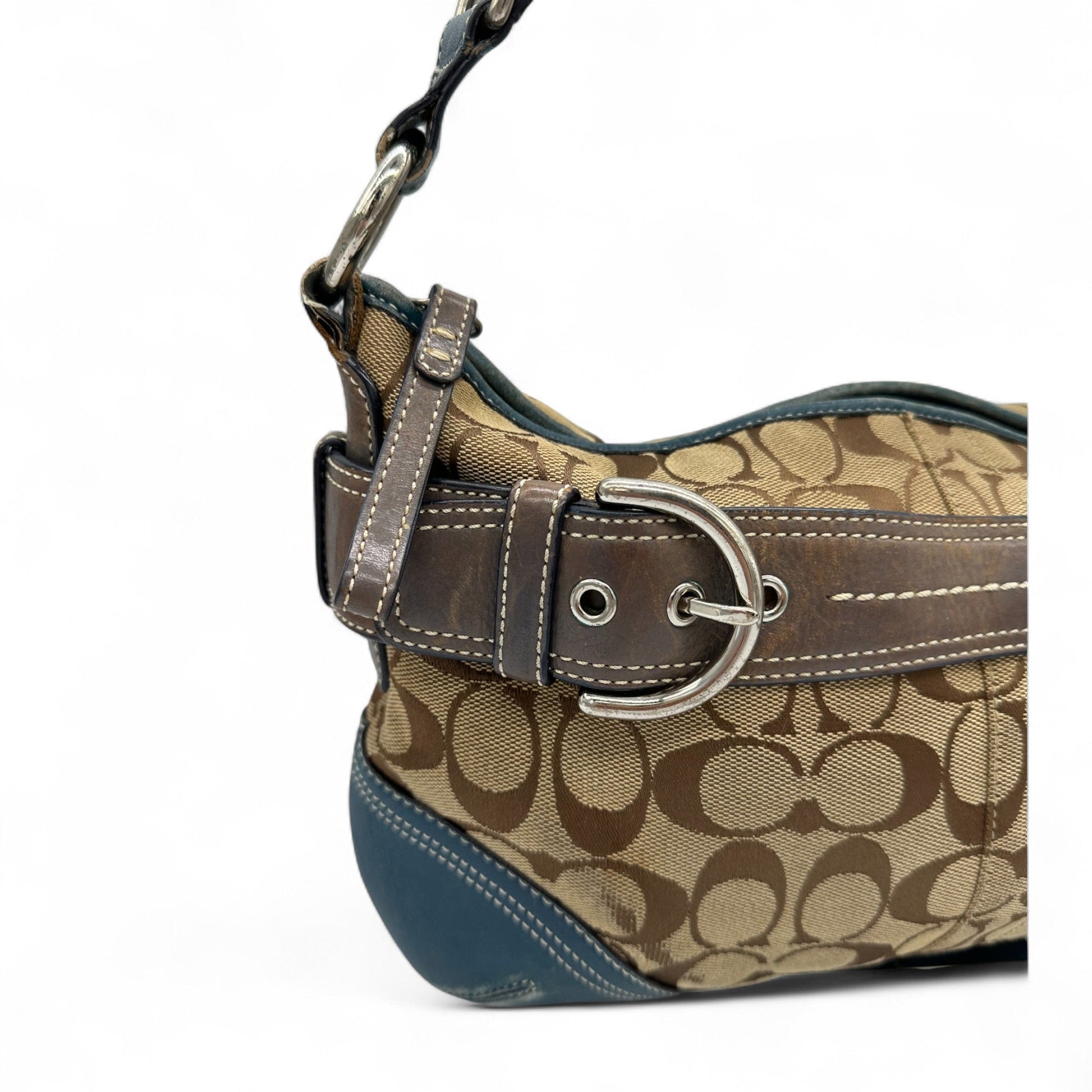 Vintage Coach 7077 Double Buckle Shoulder Bag - Thanks it's Vintage