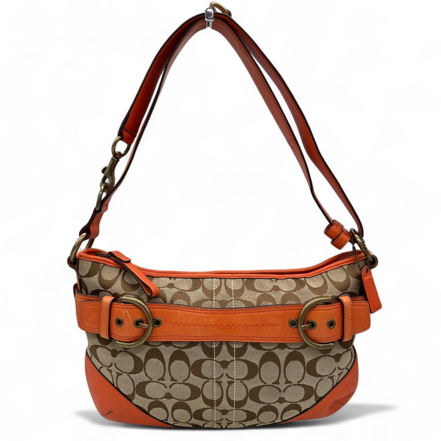 Vintage Coach 7077 Double Buckle Shoulder Bag - Thanks it's Vintage