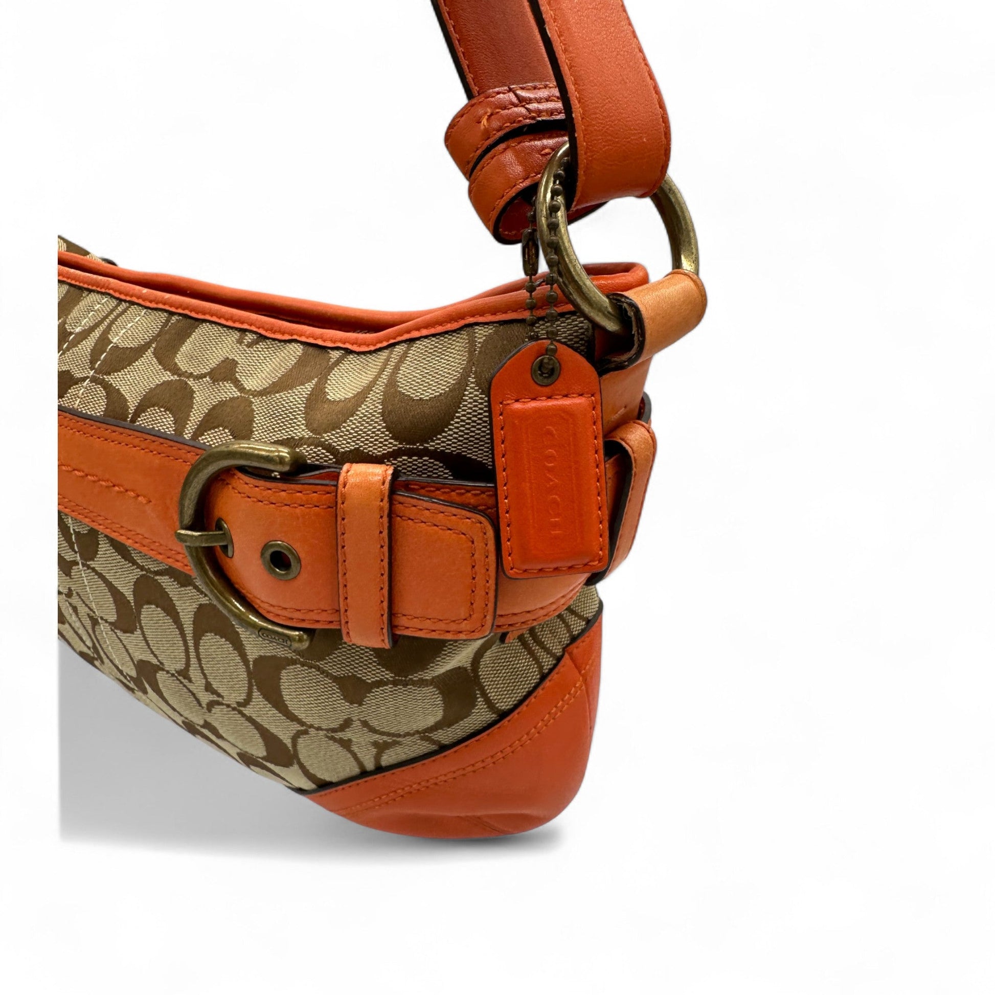 Vintage Coach 7077 Double Buckle Shoulder Bag - Thanks it's Vintage