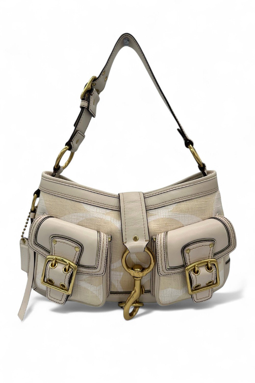 Vintage Coach 7469 2006 Legacy Shoulder Bag in Cream Monogram - Thanks it's Vintage