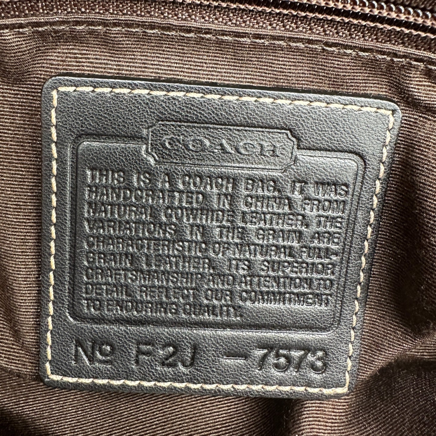 Vintage Coach 7573 Hamptons Demi Clip Shoulder Bag - Thanks it's Vintage